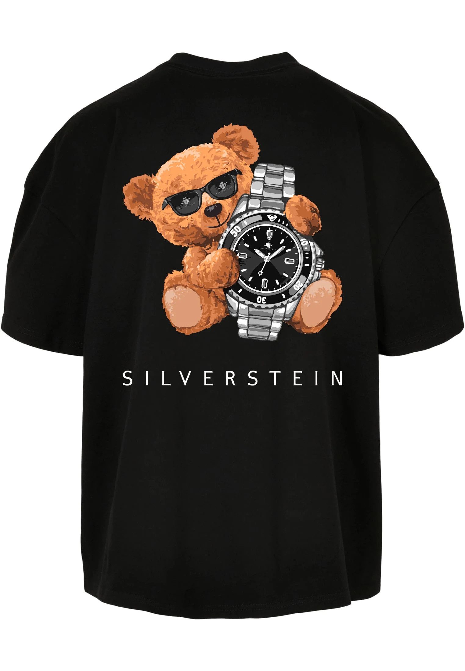 SILVERSTEIN OFFICIAL T-Shirt Black "Teddy Watch" Unisex Schwarz Oversize T-Shirt SV-204 (1-tlg., 1x T-Shirt)