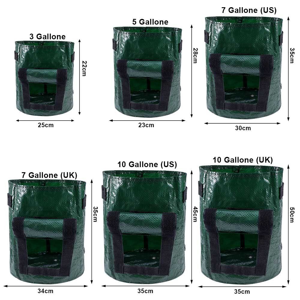 BTTO Pflanzkübel 1/5/10er-Pack. Kartoffel Pflanzsack, 3/5/7/10 günstig online kaufen