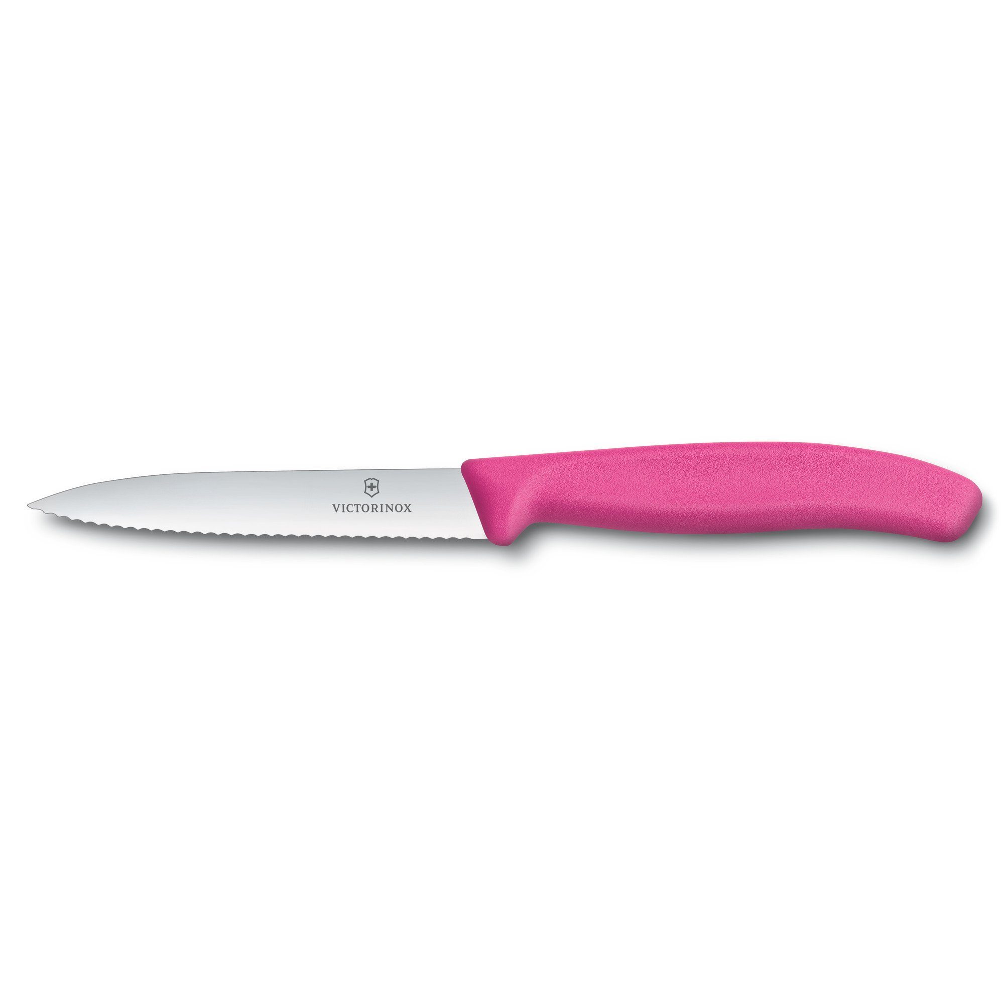 Wellenschliff, Swiss pink Victorinox 10cm, Gemüsemesser Gemüsemesser farbig Classic
