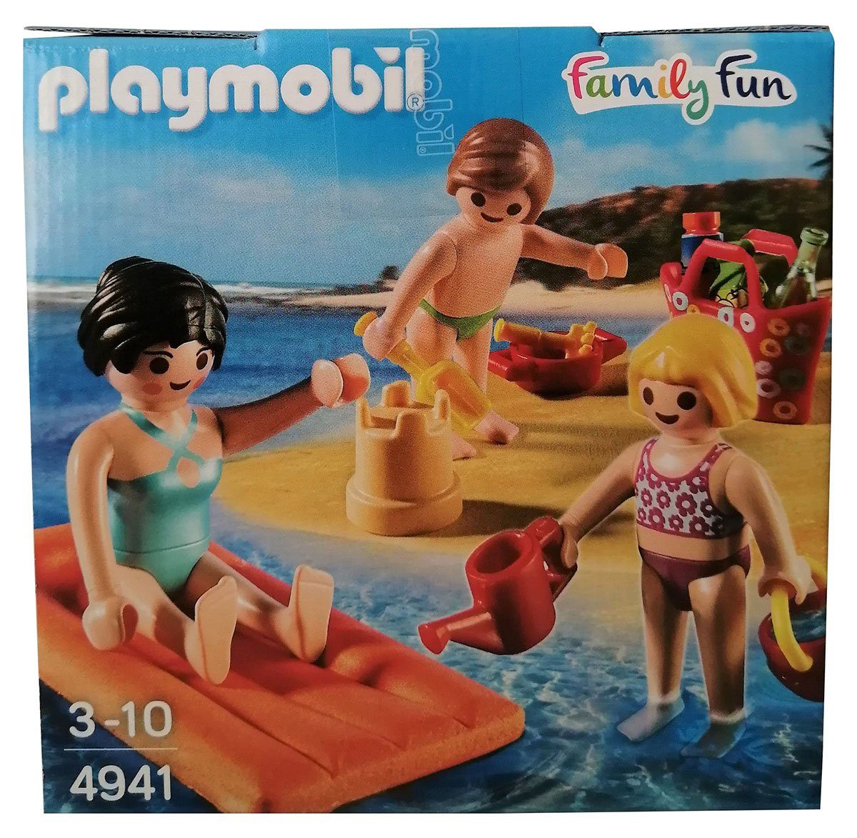 Playmobil® Spielfigur Playmobil Family Fun 4941 gelbes Osterei Strand Ba