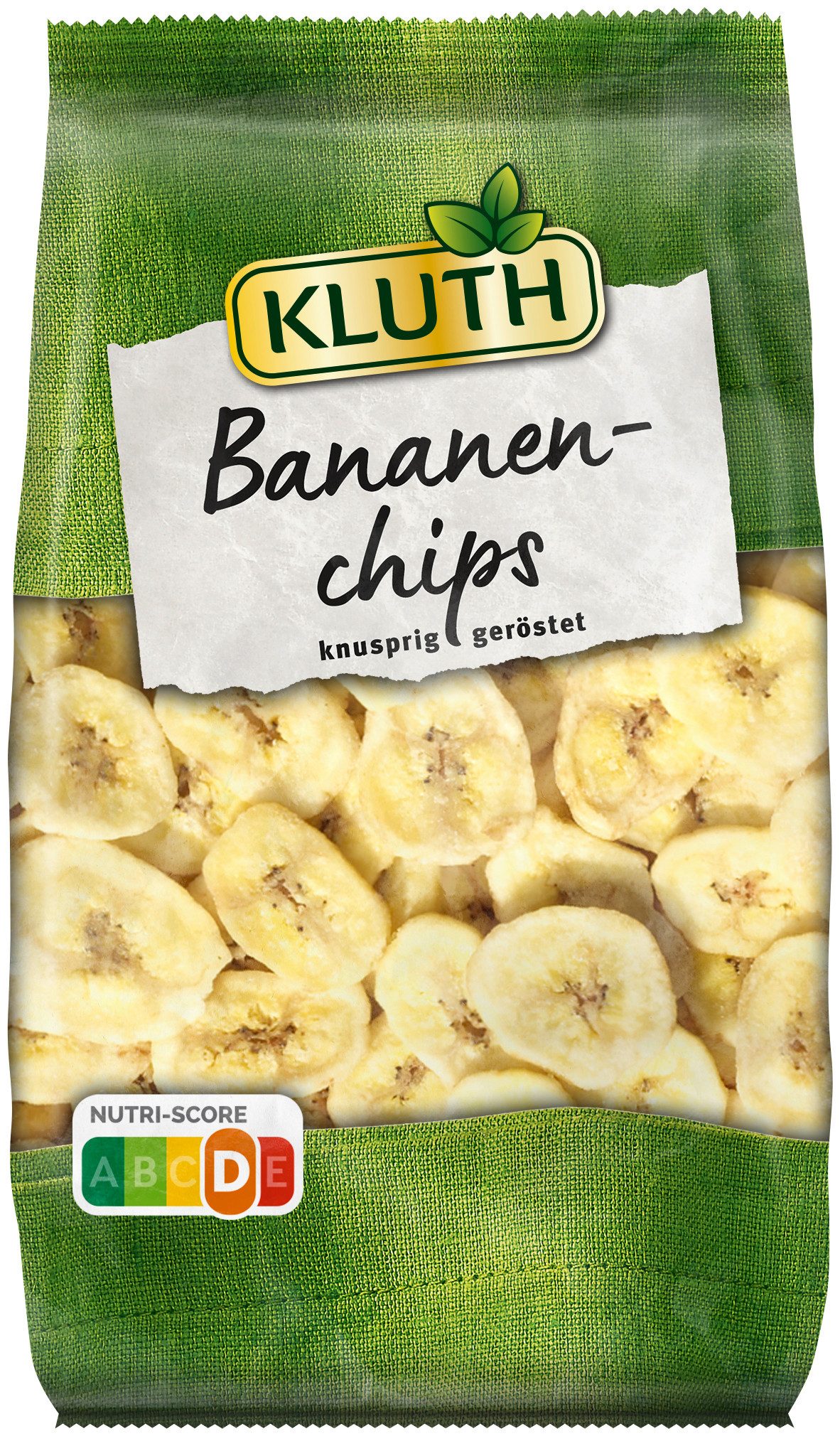 KLUTH Knabberei, Kluth Bananen Chips 500g