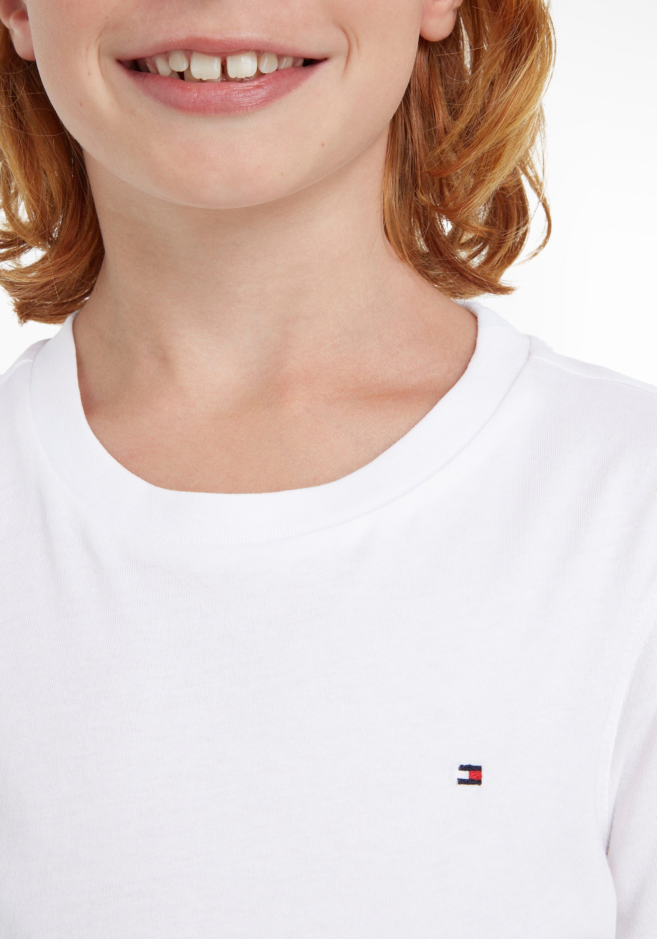 Tommy Hilfiger T-Shirt BOYS BASIC CN KNIT für Kinder bis 16 Jahre