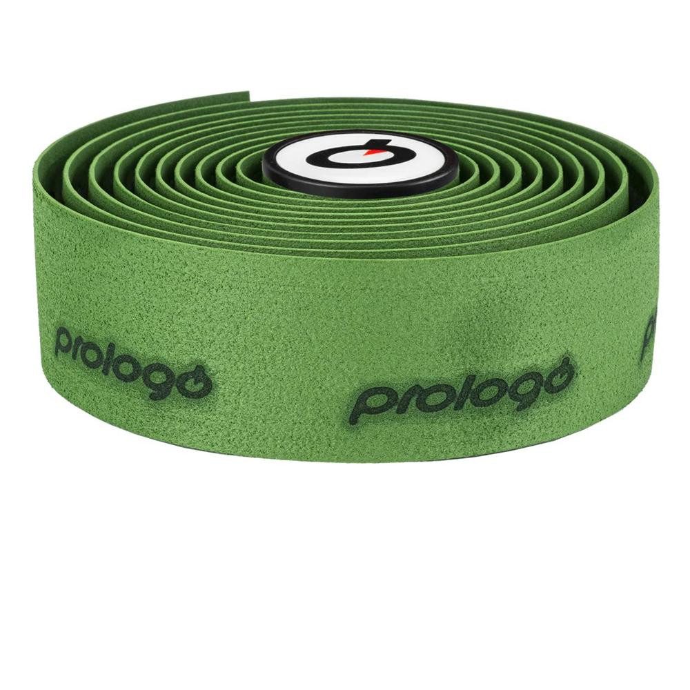 Prologo Fahrradlenker Prologo Lenkerband PLAINTOUCH + grün mit Stopfen, Kork/Gel