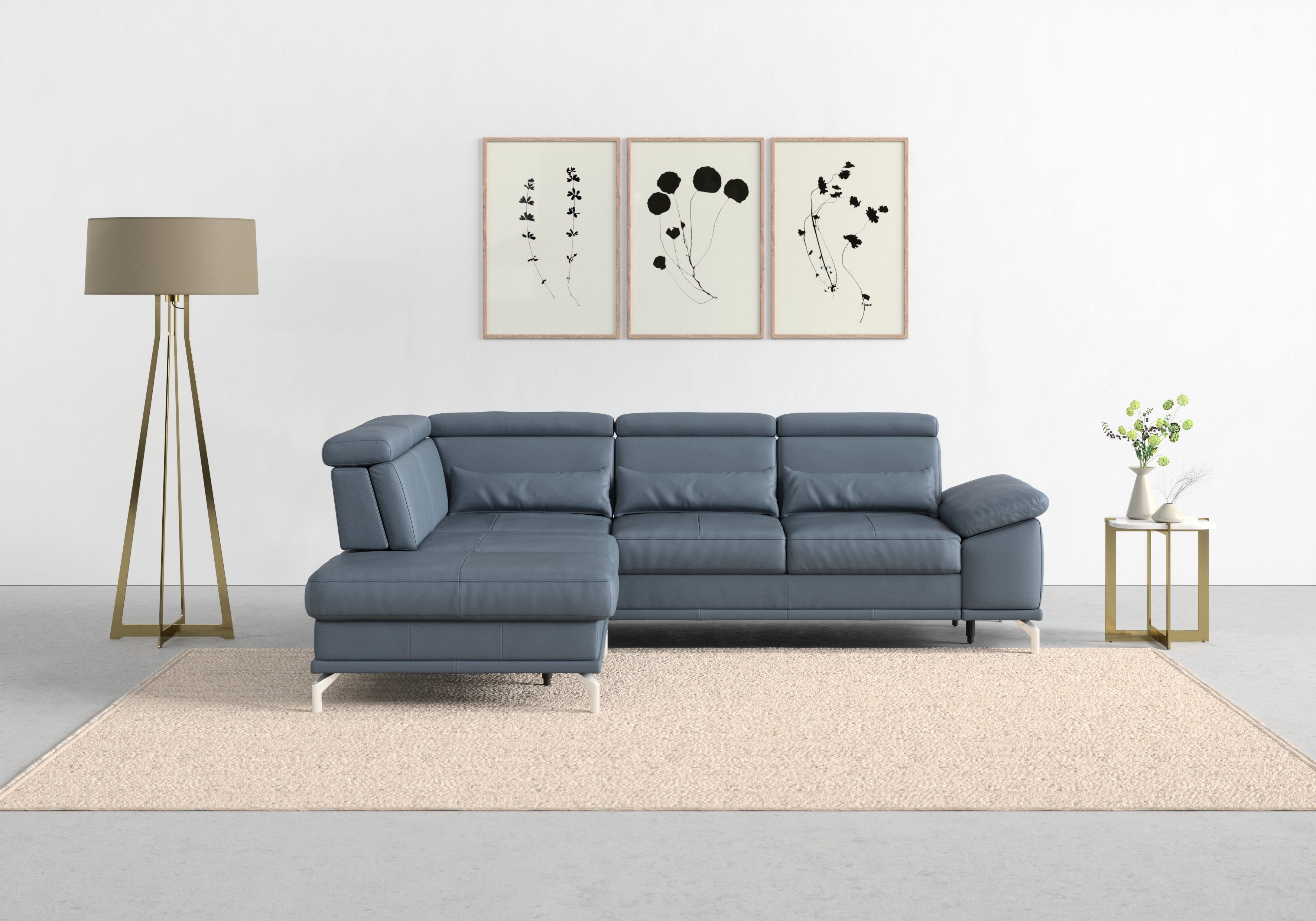 sit&more Ecksofa Cabrio L-Form, mit Sitztiefenverstellung, günstig online kaufen