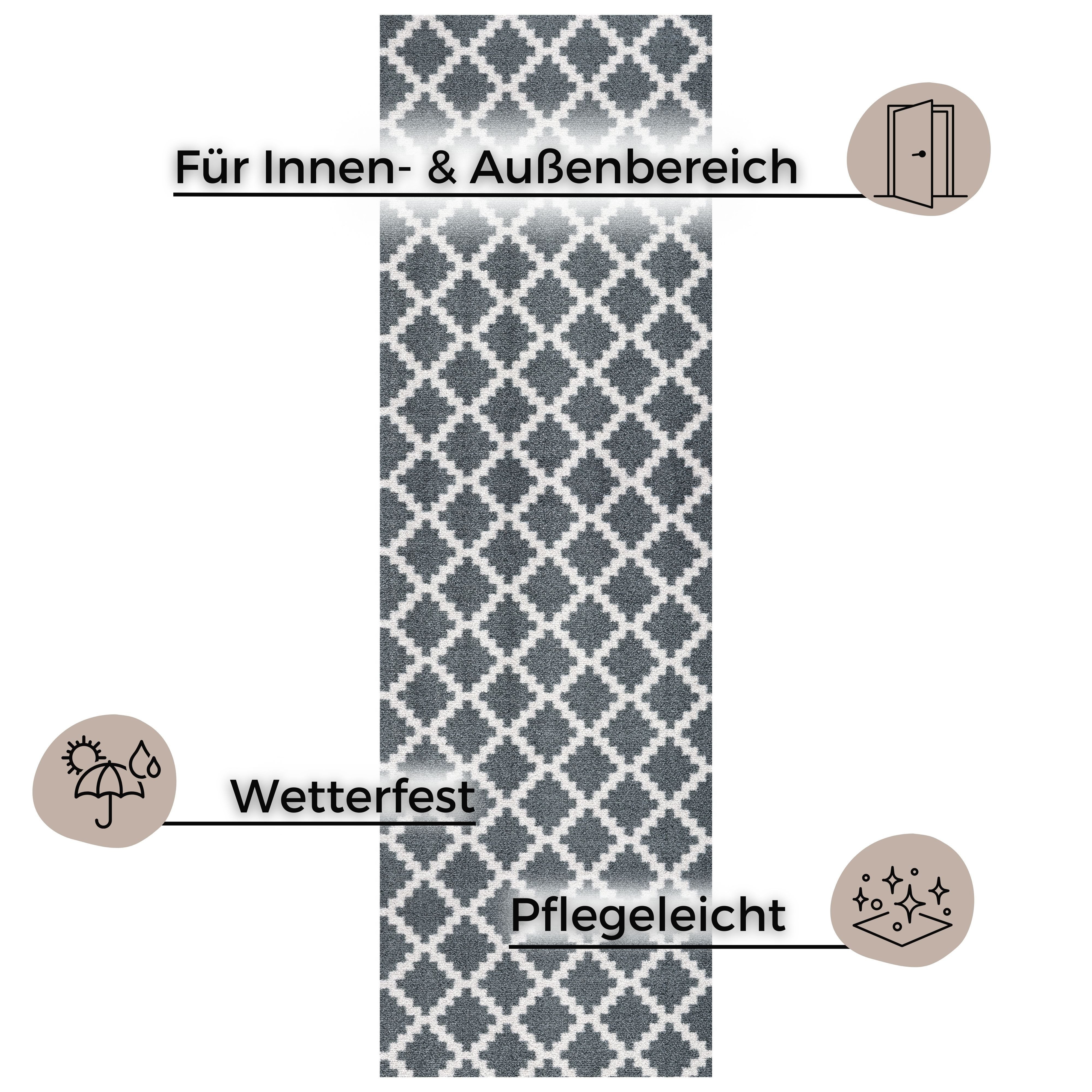HANSE Home Fußmatte »Elegance, Türmatte«, rechteckig, 7 mm Höhe, Schmutzfan günstig online kaufen