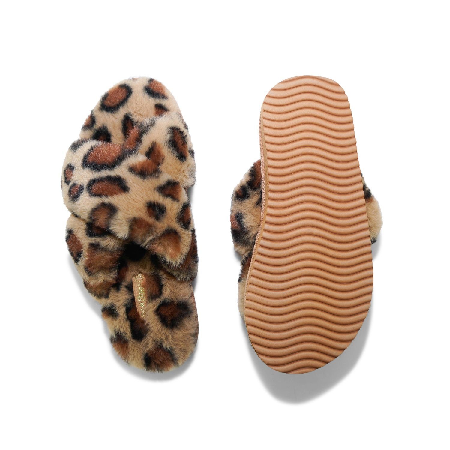 Flip Flop cross*fur leo 2 Hausschuh