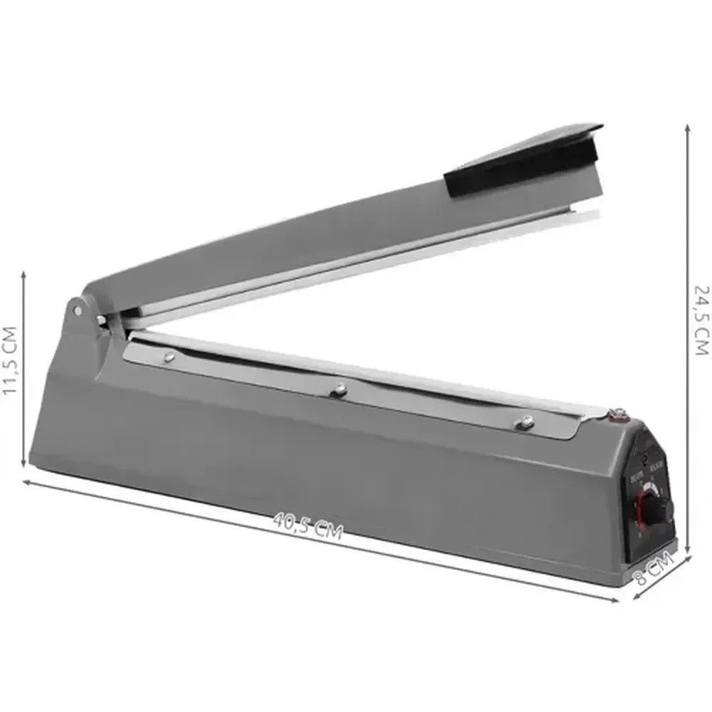 Ruhhy Vakuumierer Folienschweißgerät Vakuumiergerät, Rollenbreite 30 cm, 255W, Leistung für 2 mm breite und bis zu 300 mm lange, haltbare Nähte