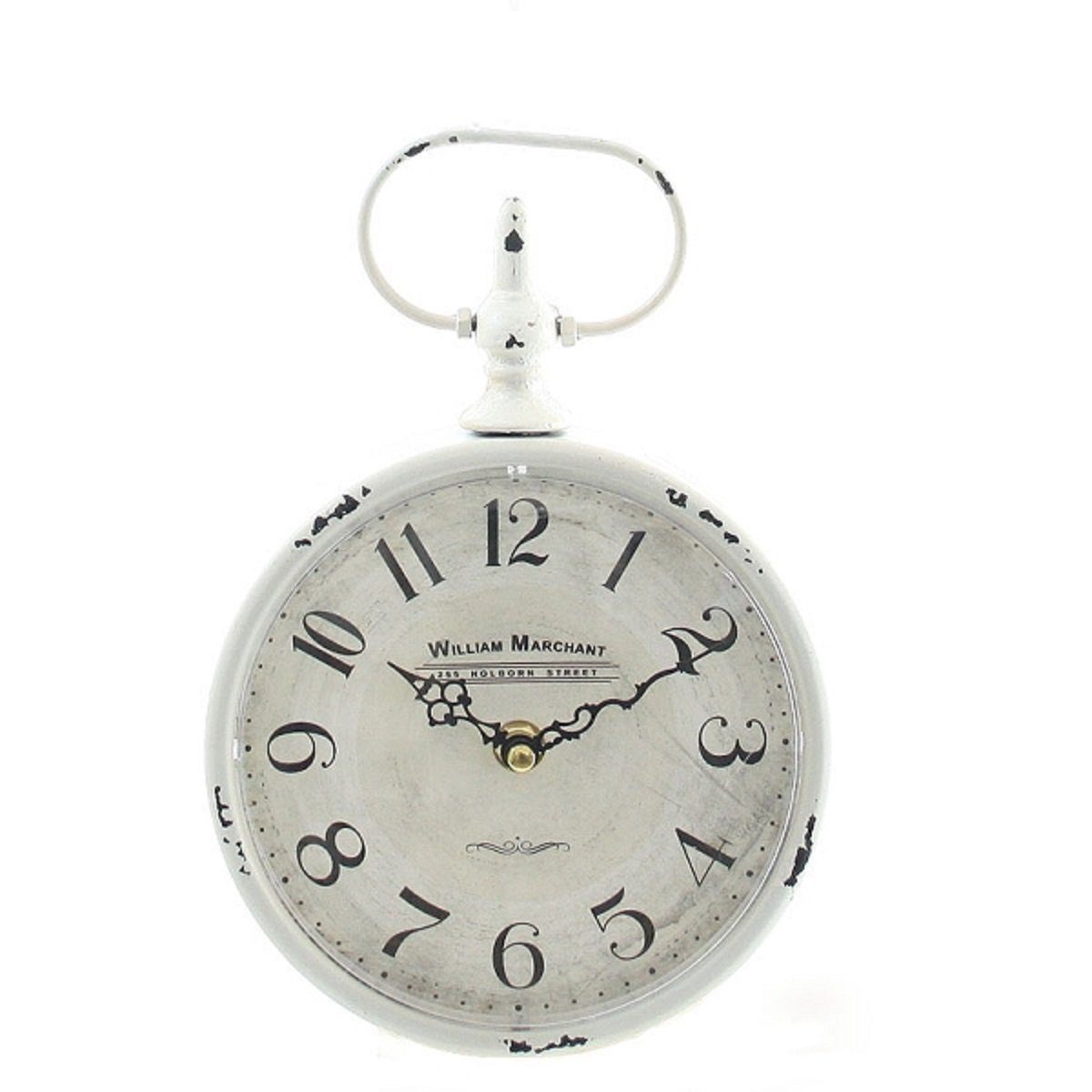 Linoows Uhr Wanduhr, Landhaus Küchenuhr, Weiß günstig online kaufen
