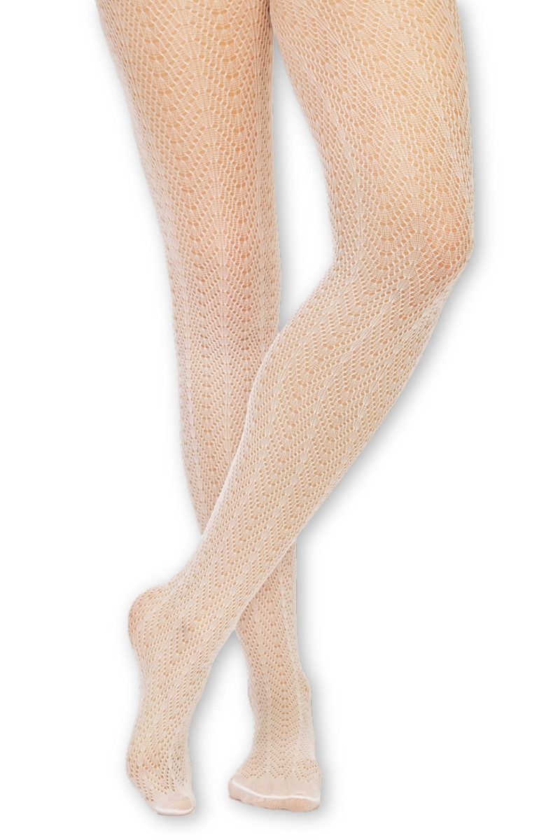 Sympatico Trachtensocken Strumpfhose - JASERA - bordeaux, ivory, mittelgrau