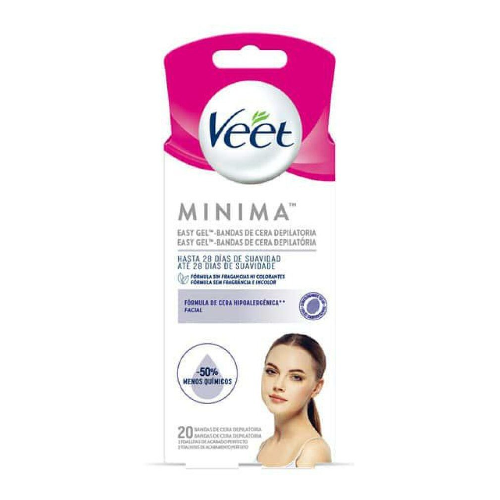 Veet Kaltwachsstreifen C Fria 20h Facial Pure P-Sensible