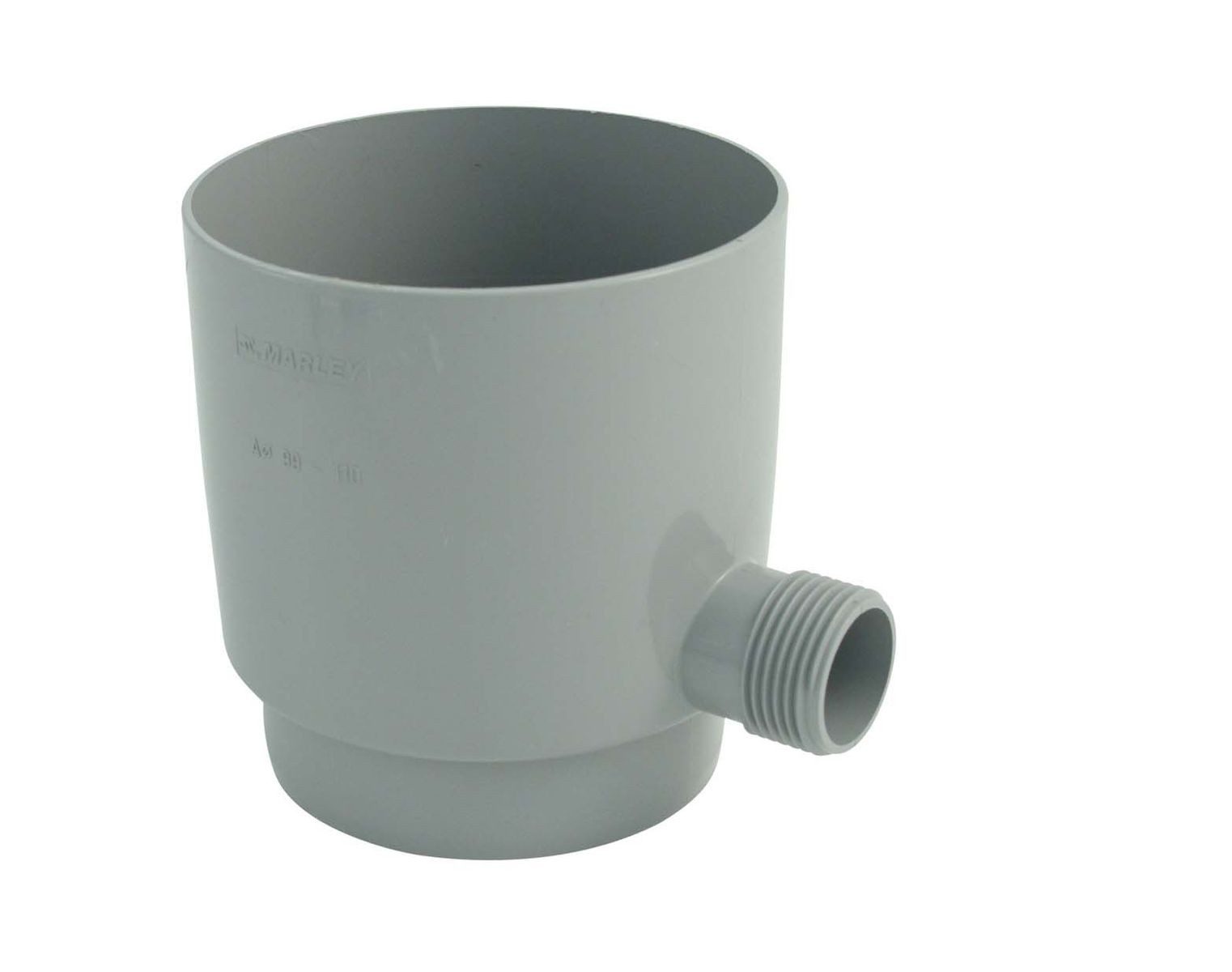 Marley Deutschland GmbH Entwässerungsrinne Regensammler + Überlaufstop DN 75mm grau, 1-St., Hoher Wirkungsgrad >95%