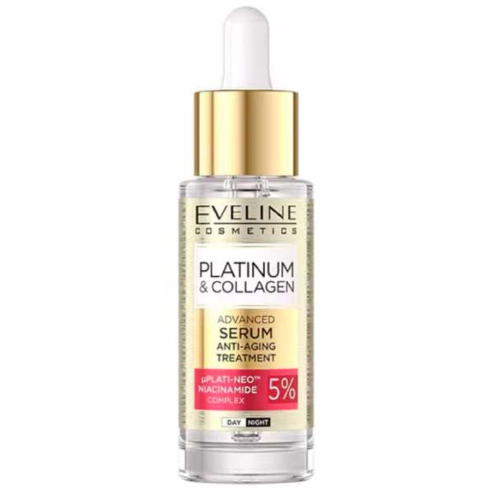 Eveline Cosmetics Gesichtsmaske Eveline Platinum & Collagen Advanced Serum 5%