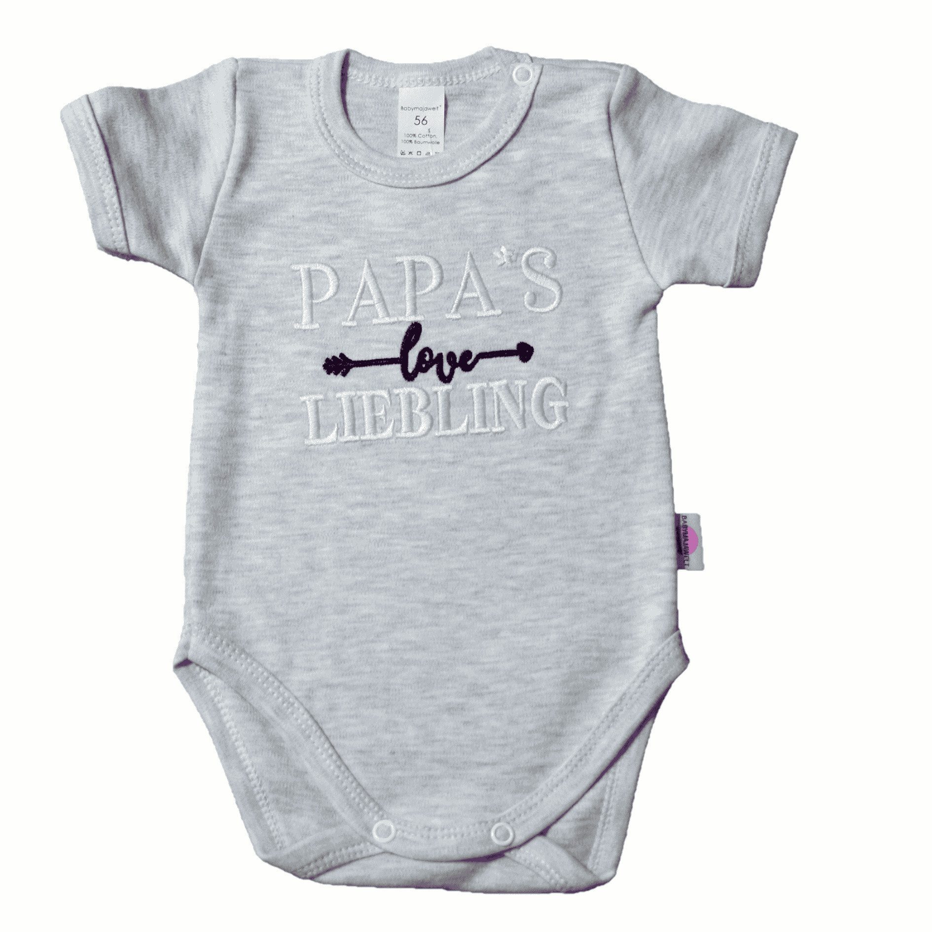 Kurzarmbody Baby Body "Papa´s Liebling" Kurzarm Spruchbody Limited