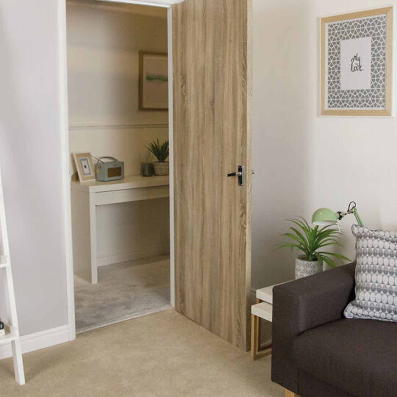 d-c-fix Möbelfolie Sonoma Eiche hell - selbstklebende Dekfolie Klebefolie Möbel Küche, Designfolie - abwaschbar, zuschneidbar und rückstandslos entfernbar