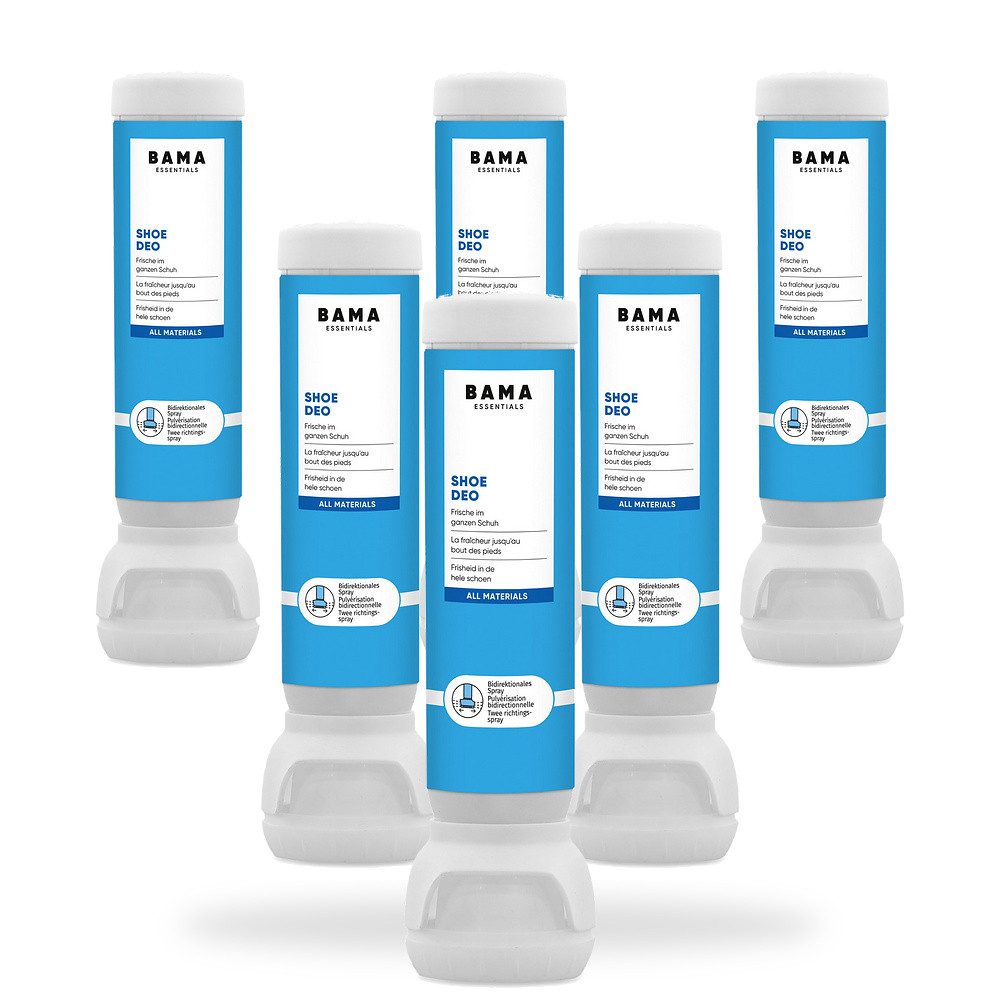 BAMA Group Schuhdeo Schuhdeo 6x100ml Schuh Deo für Sportschuhe (Anti Bakteriell) (6-St)