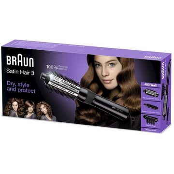 Braun Warmluftbürste AS330 Satin Hair 3 - Warmluftbürste - schwarz