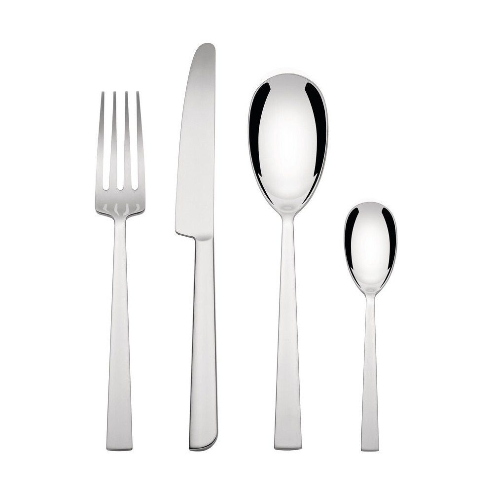 Alessi Besteck-Set Besteck-Set 24-tlg. Asta Edelstahl poliert (1-tlg), Edelstahl, 18/10 Edelstahl, spülmaschinenfest
