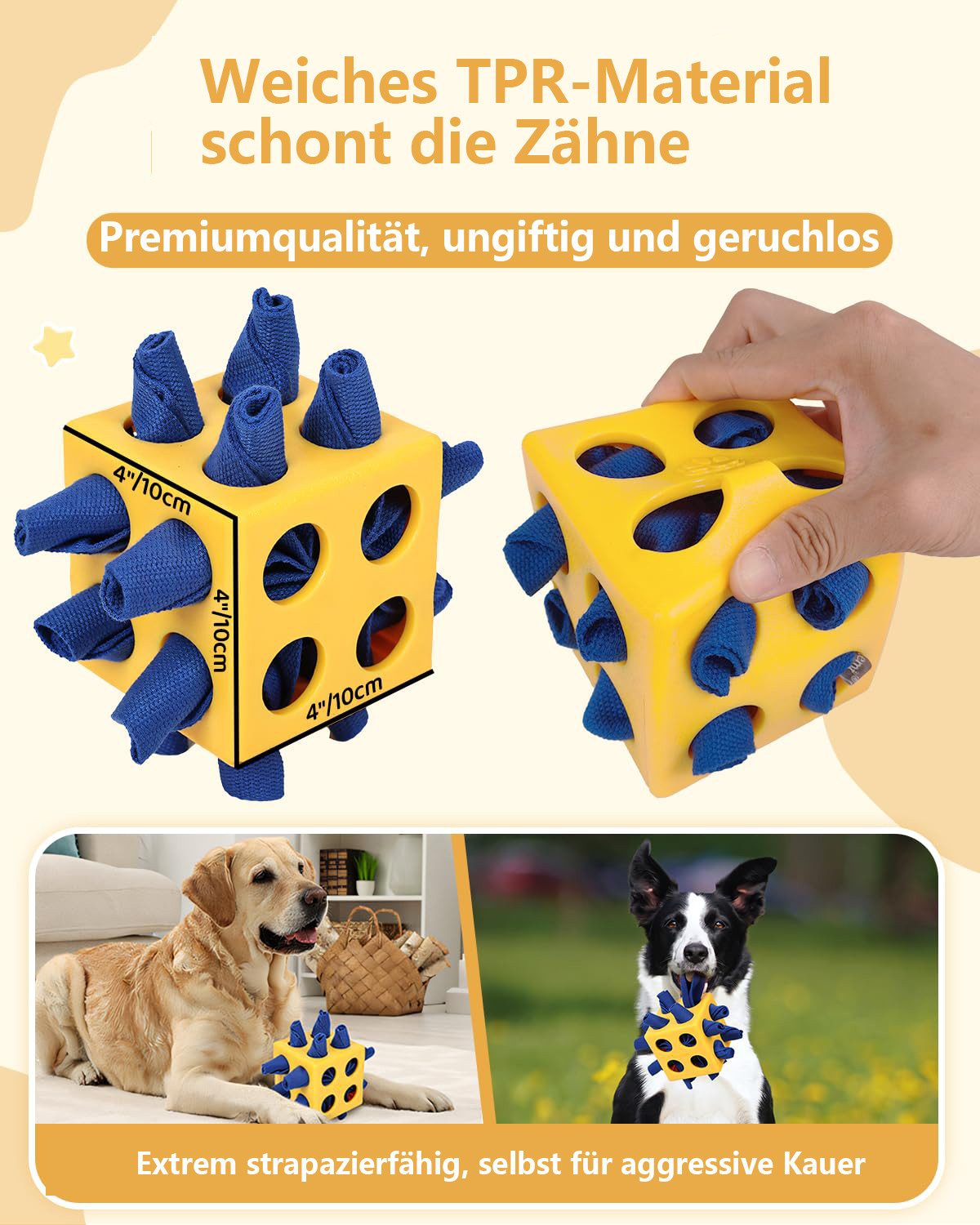 Ledander Tier-Intelligenzspielzeug Spender für Hunde-Leckerlis