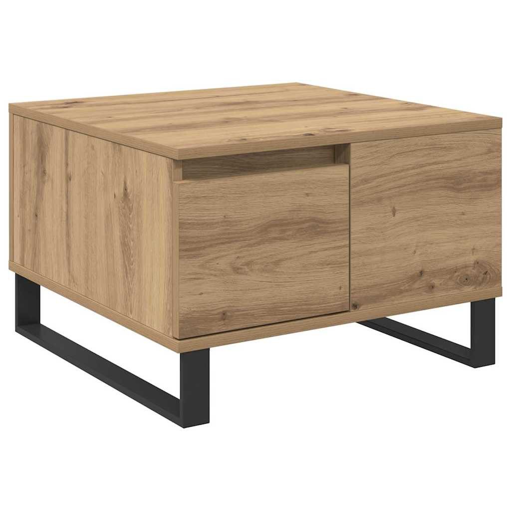 vidaXL Couchtisch Couchtisch Artisan-Eiche 55 x 55 x 36,5 cm Holzwerkstoff günstig online kaufen