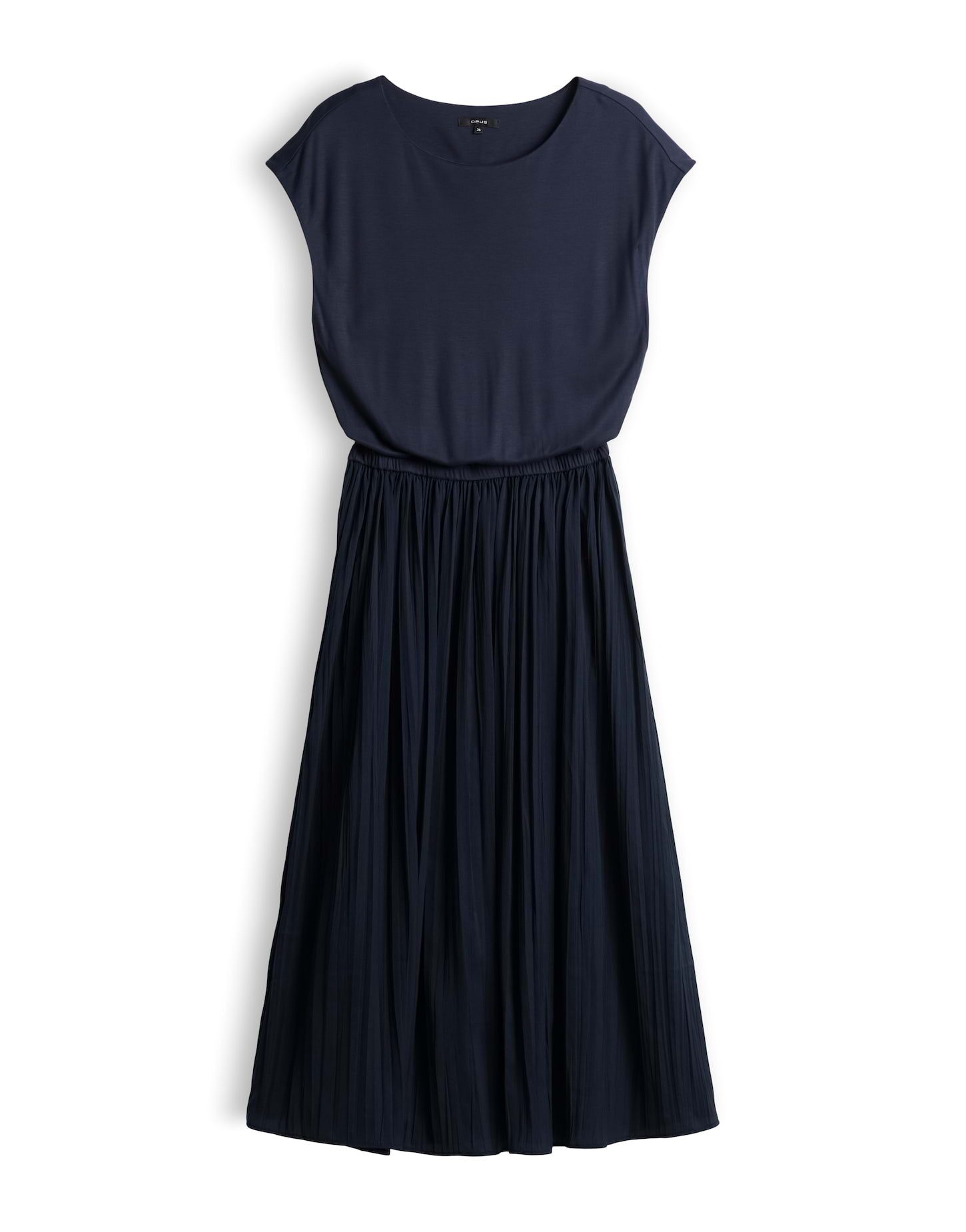 OPUS Midikleid mit fließender Silhouette Femininer Look mit eleganter Länge