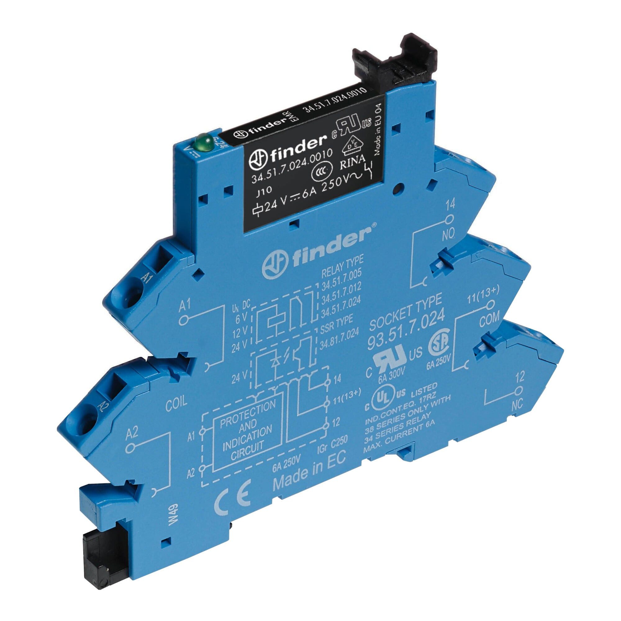 finder Spannungsprüfer Finder Koppelrelais 6, 2mm 1W, 6A, IP20 38.61.7.024.0050