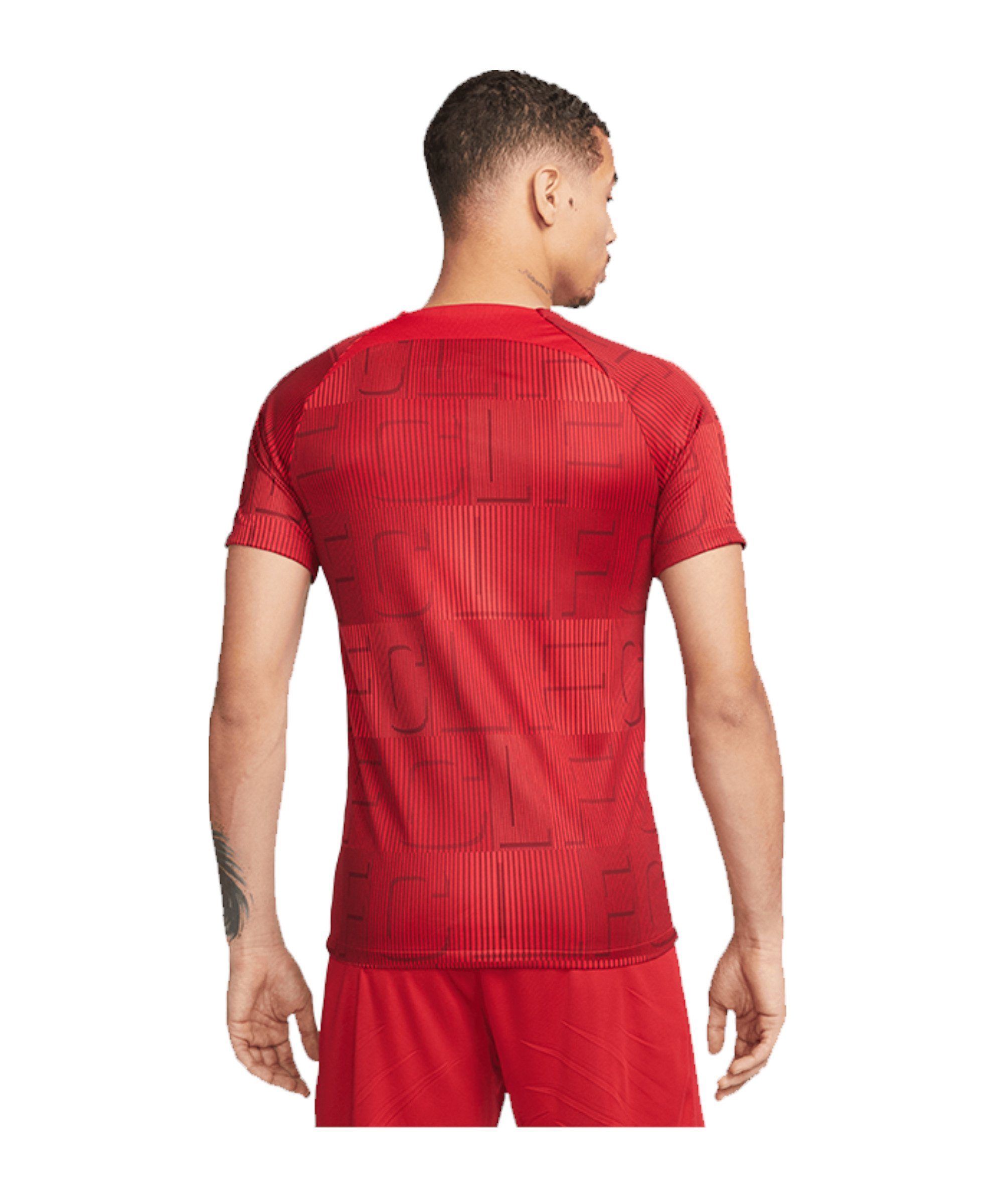 rot default Nike Liverpool FC Trainingsshirt T-Shirt