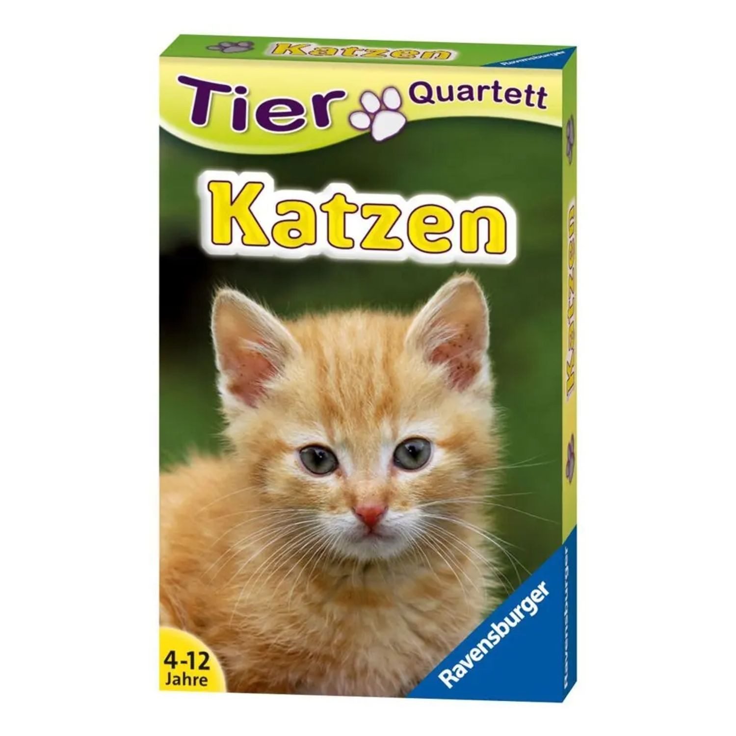 Ravensburger Spiel Tierquartett Katzen - Kartenspiel ab 4 Jahre