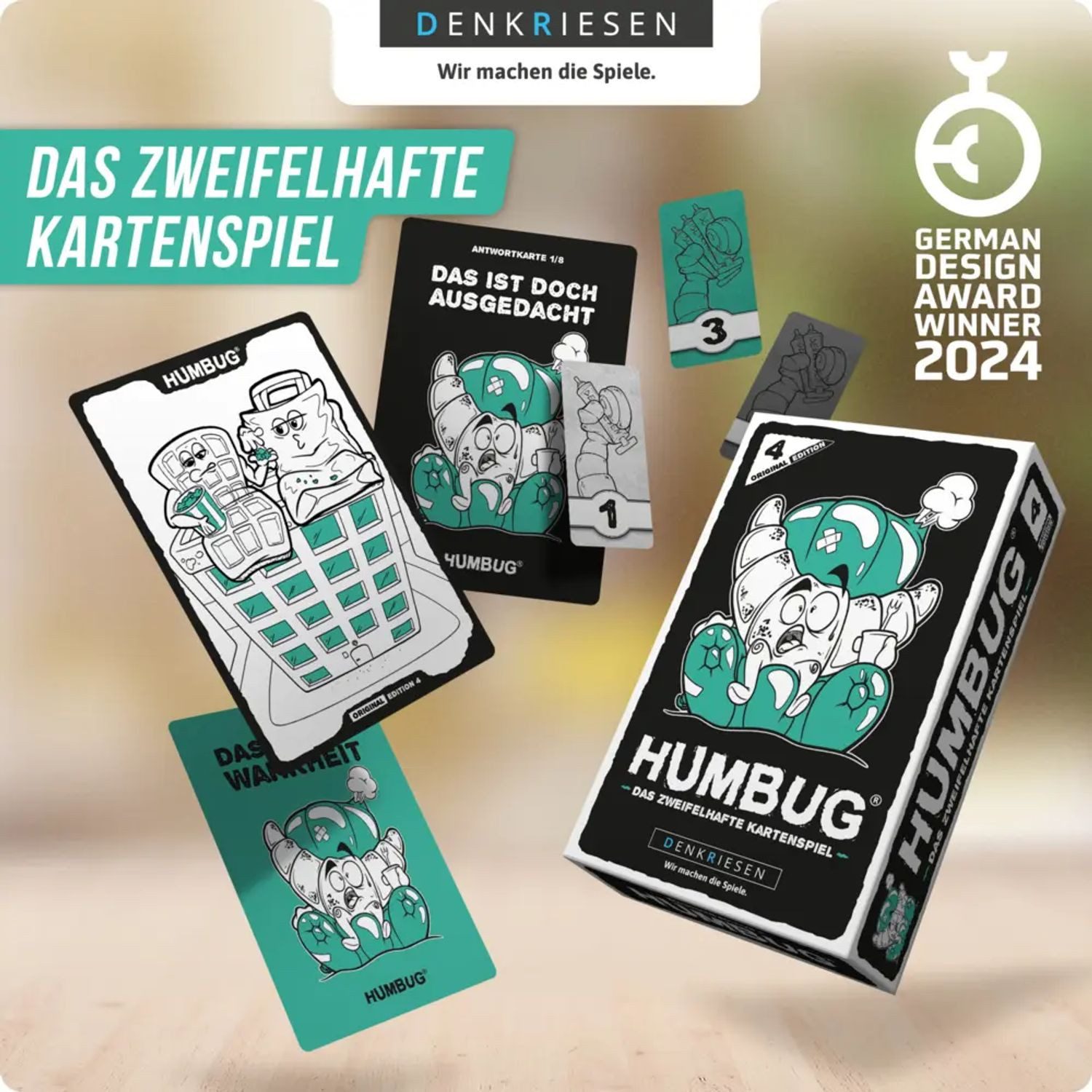 Denkriesen Spiel DENKRIESEN - HUMBUG® Original Edition Nr. 4 - Das zweifelhafte...