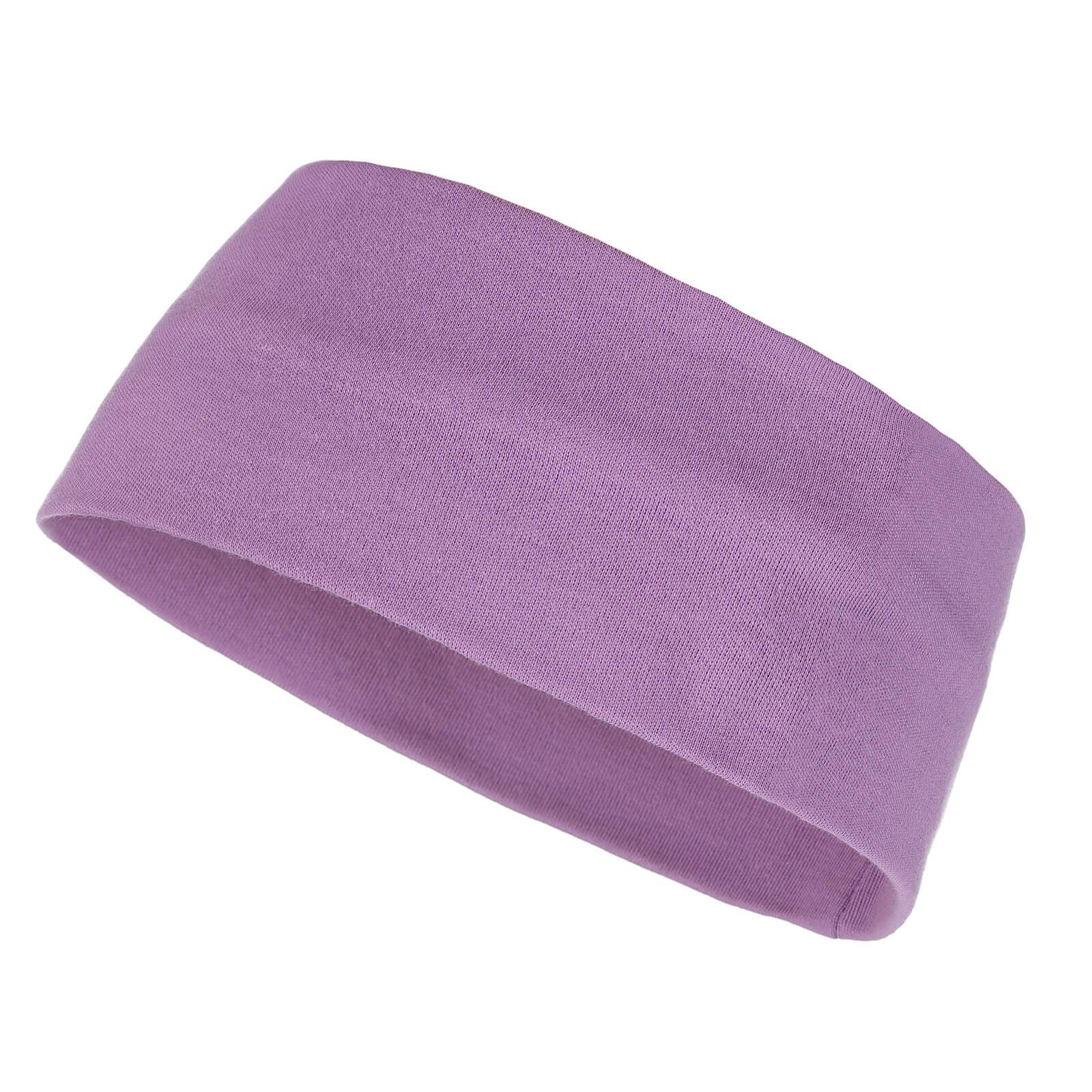 modAS Stirnband Unisex Kopfband Maritim für Kinder und Erwachsene zweilagig Baumwolle (150) fuchsia