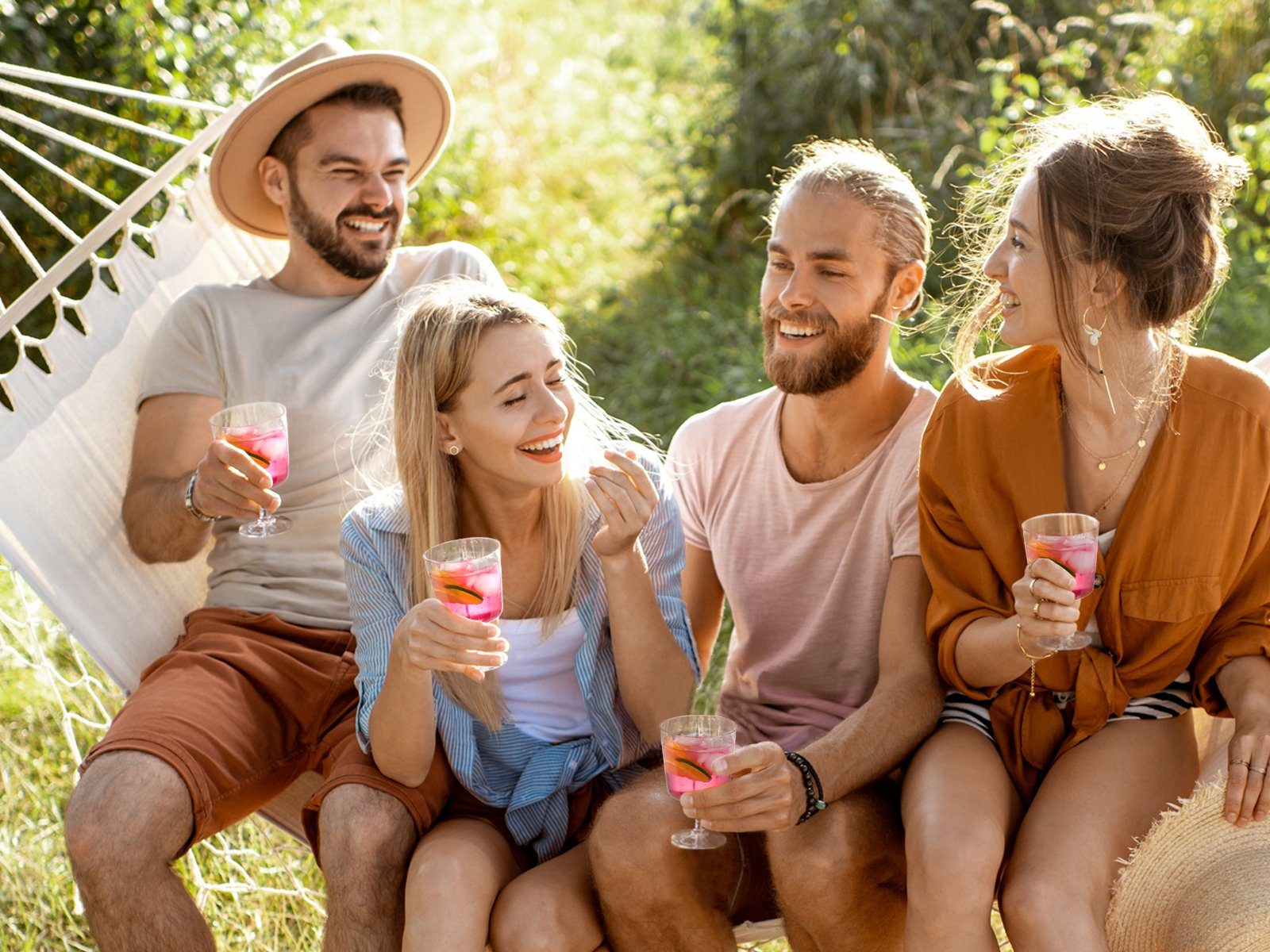 APS Gläser-Set, 4-tlg., Tritan, 4-er Set Mehrwegbecher, bruchsichere Tritan Gläser 300ml, Kristallklar