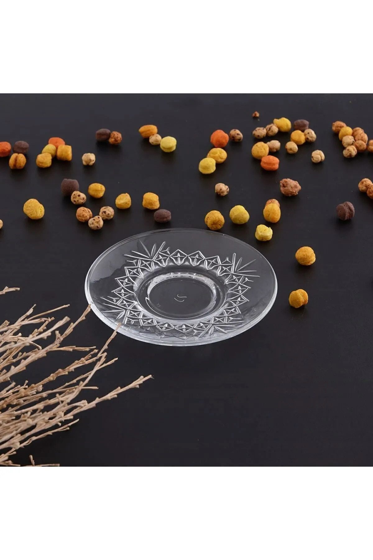 Pasabahce Untertasse Timeless Elegante Teeteller im 6er Set Klare Блюдце, (6 St)