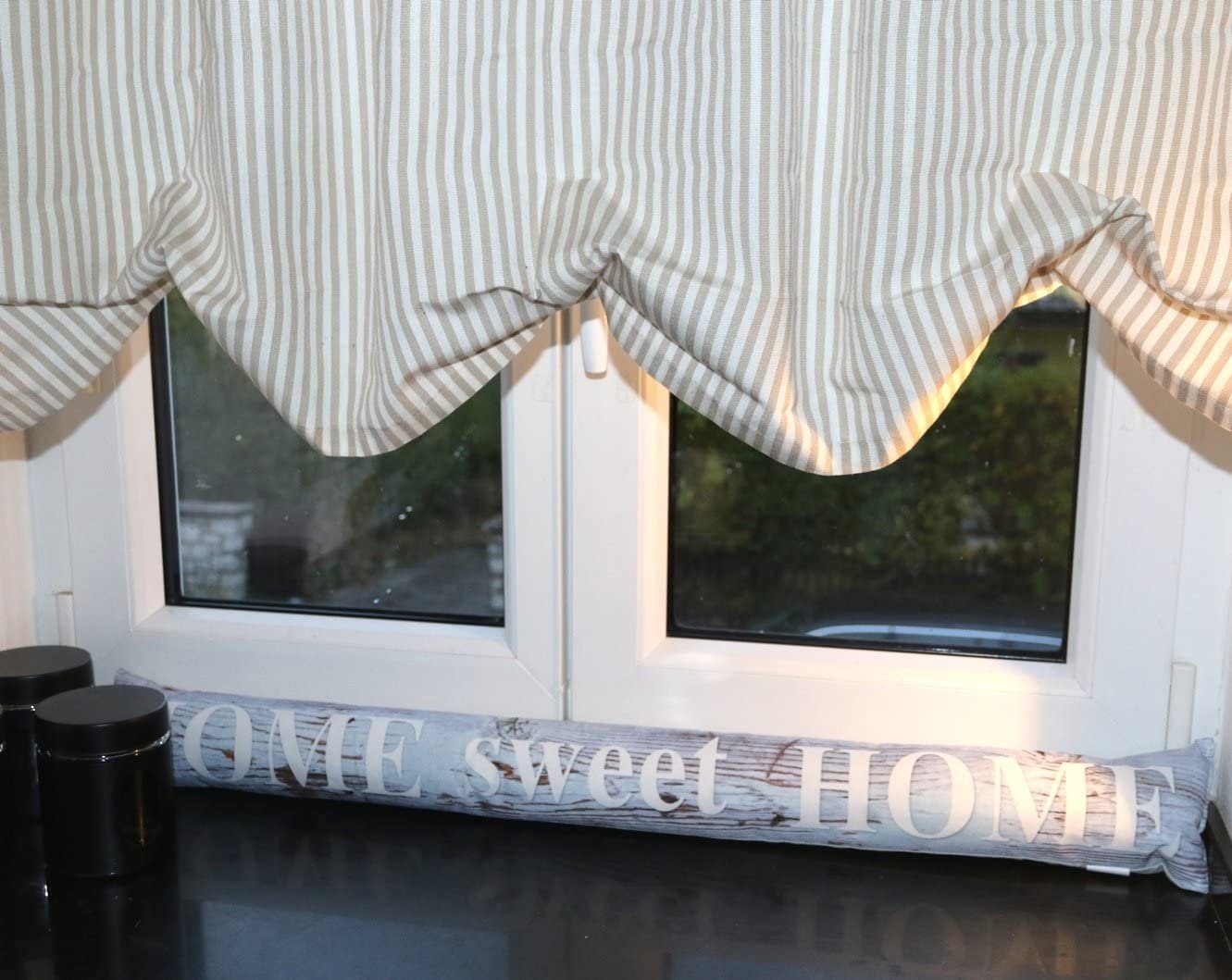 heimtexland Zugluftstopper Windstopper Deko Türdichtung Fensterdichtung Kälteisolierung, Typ378, 1-tlg., Energie sparen - optimale Abdichtung für Tür und Fenste – Bild 3 von 3