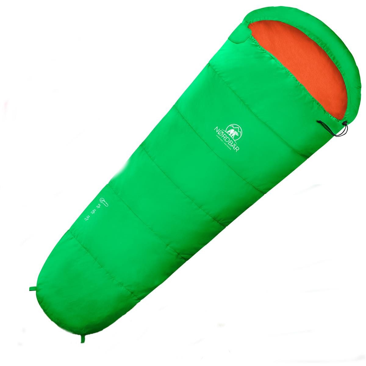 Nordbär Kinderschlafsack NORDBÄR® Kinder-Schlafsack 3-Jahreszeiten grün