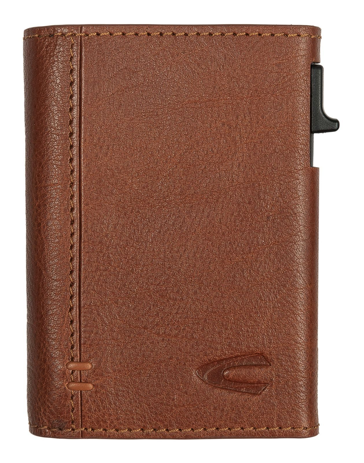 camel active Kartenetui Credit Card Slider, aus echtem Leder mit RFID-Blocker Schutz