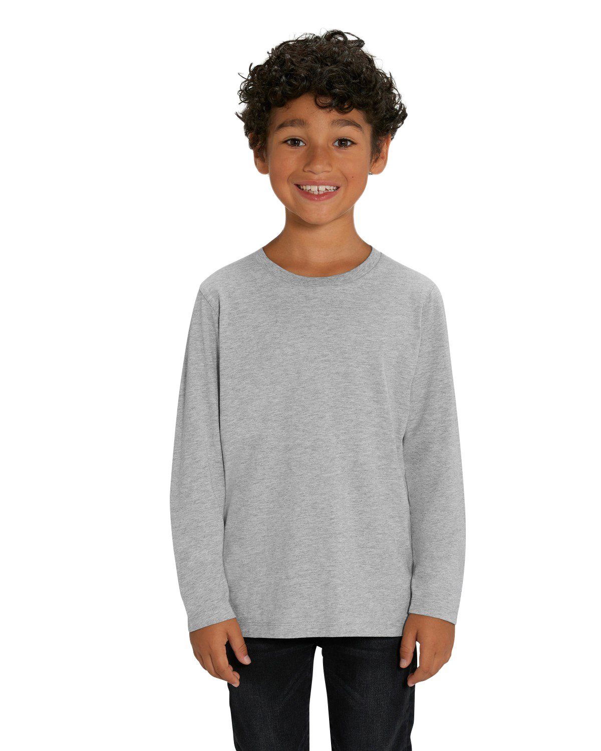 Hilltop T-Shirt Hochwertiges Kinder Langarmshirt /100% Bio-Baumwolle für  Mädchen und Jungen. Eignet sich hervorragend zum bedrucken. (z.B.: mit  Transfer-Folien/Textilfolien)