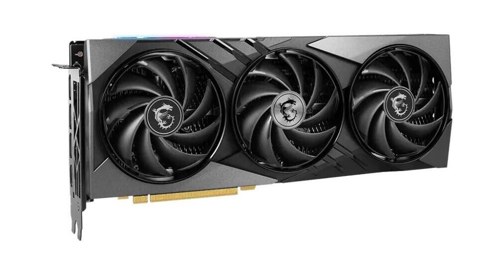 MSI GeForce RTX 4070 SUPER 12G GAMING X SLIM Grafikkarte, Die Lüfter ...