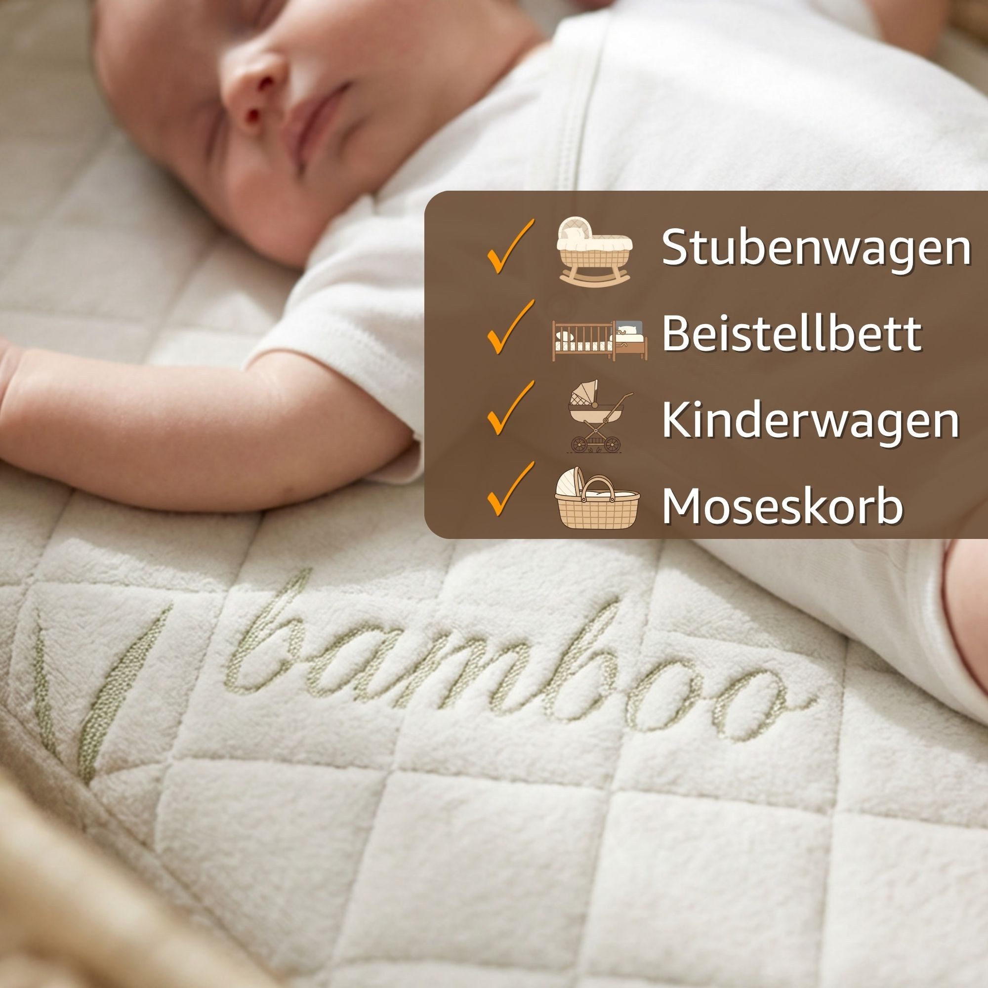 Babymatratze Matratze Kinderbett Mattress - Kindermatratze für Babybett Reisebett, Totsy Baby