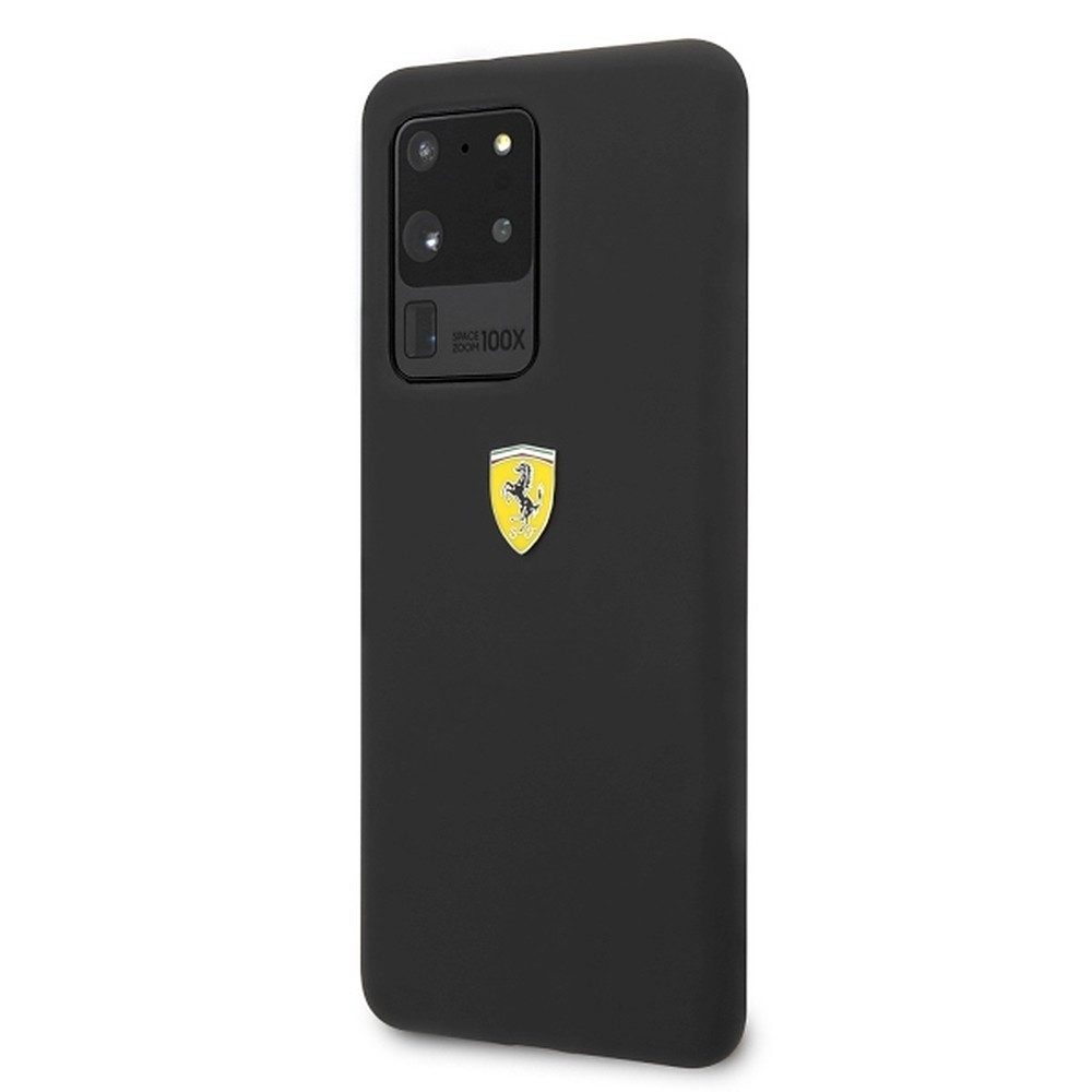 Ferrari Handyhülle Silikonhülle Cover, Silikon, Mikrofaserfutter, griffig