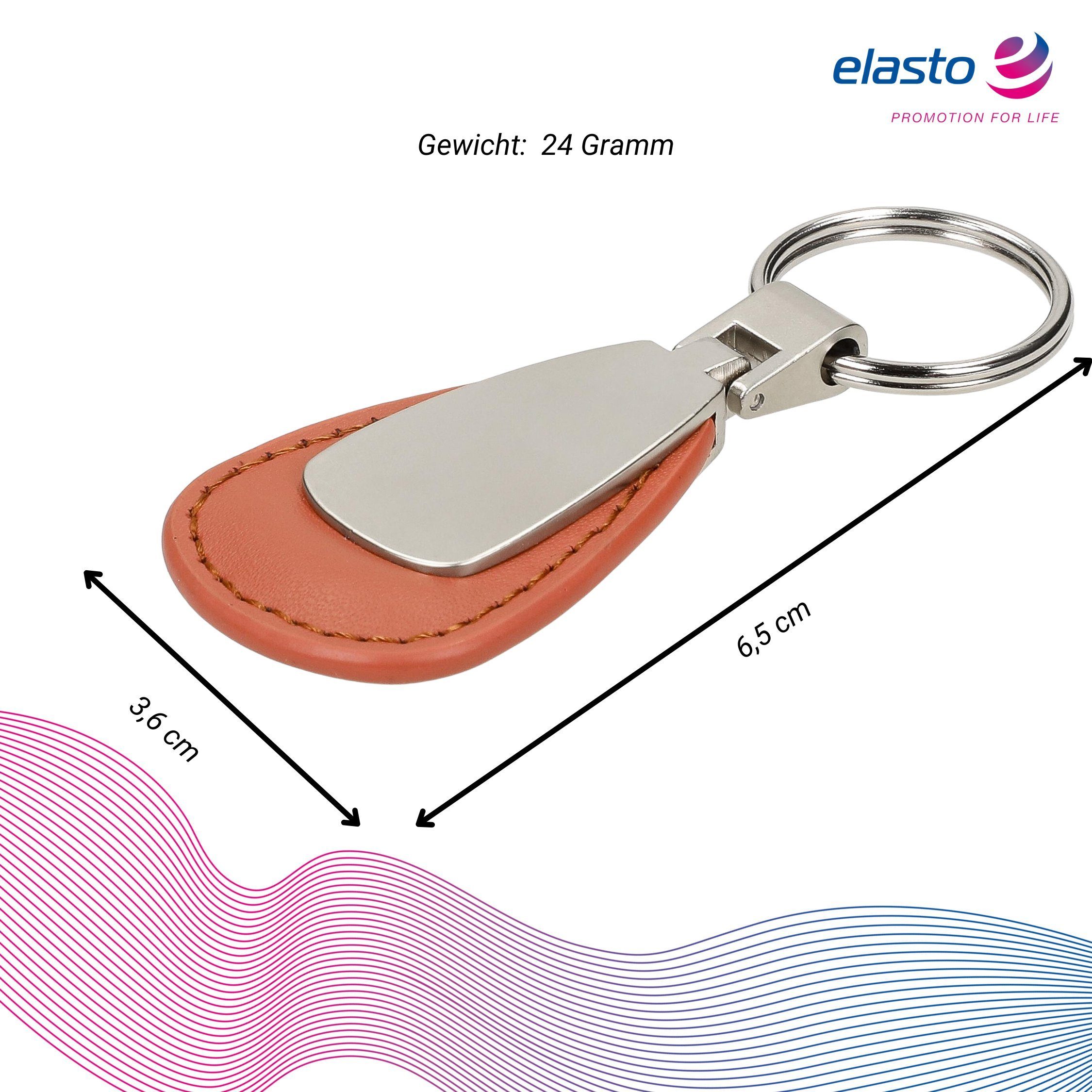 elasto Schlüsselanhänger Schlüsselanhänger "Cardiff" oval günstig online kaufen