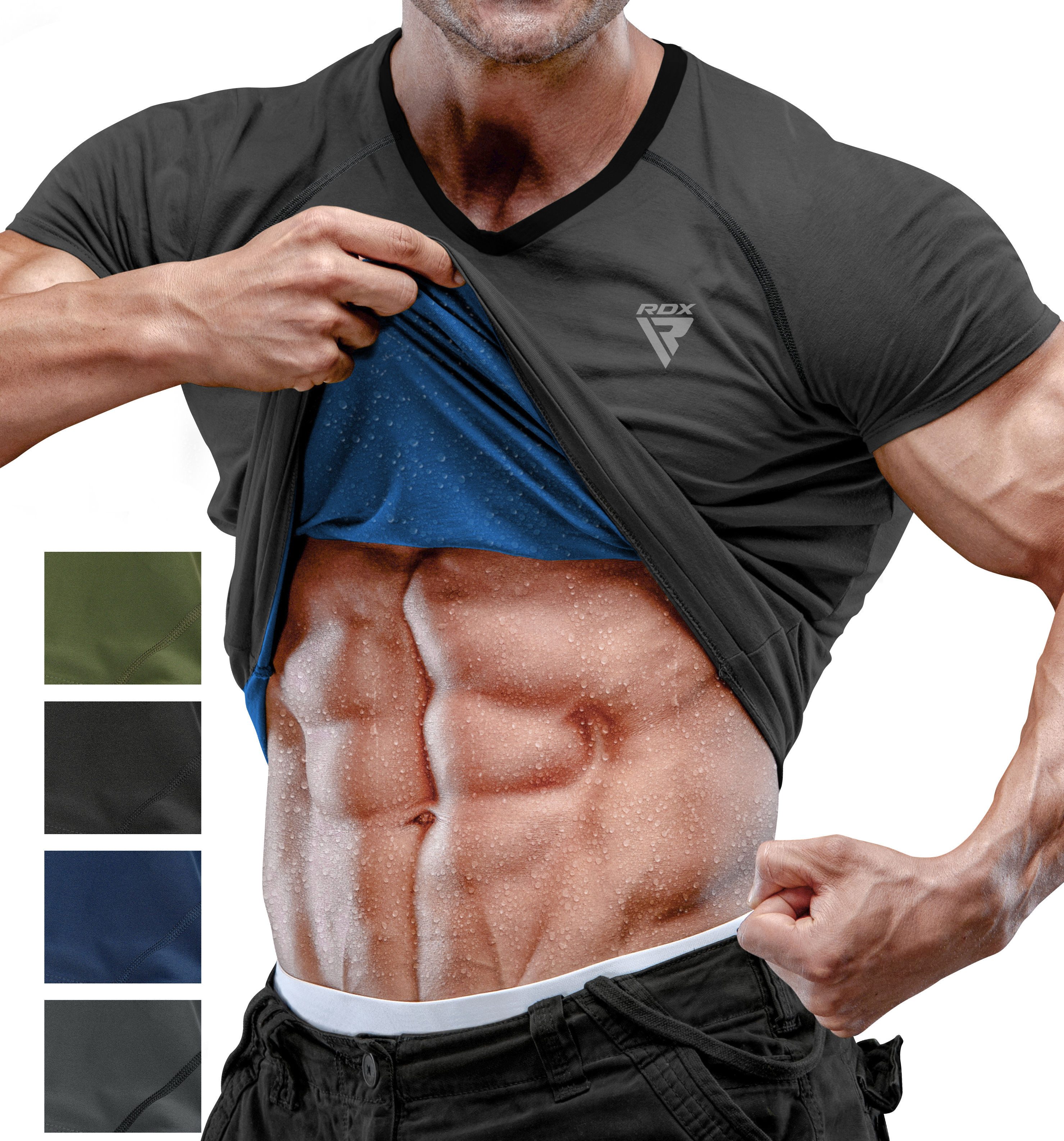 RDX Sports Kompressionsshirt RDX Herren Sauna günstig online kaufen