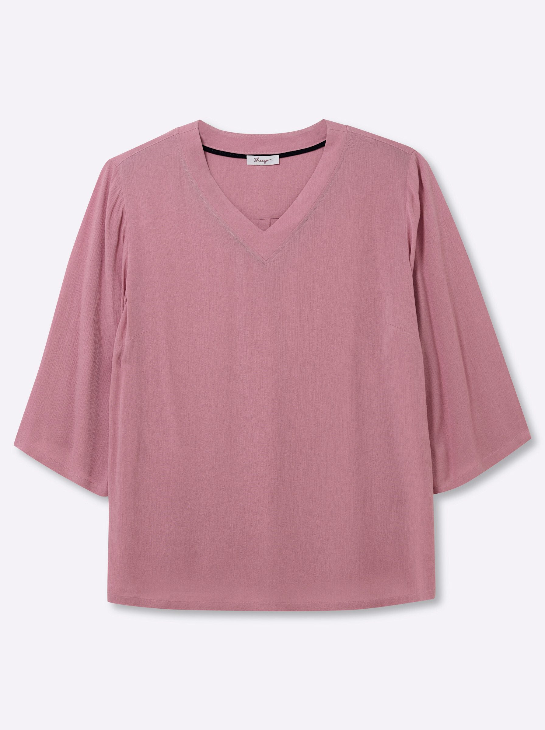 Klassische Bluse Tunika 3/4-Arm