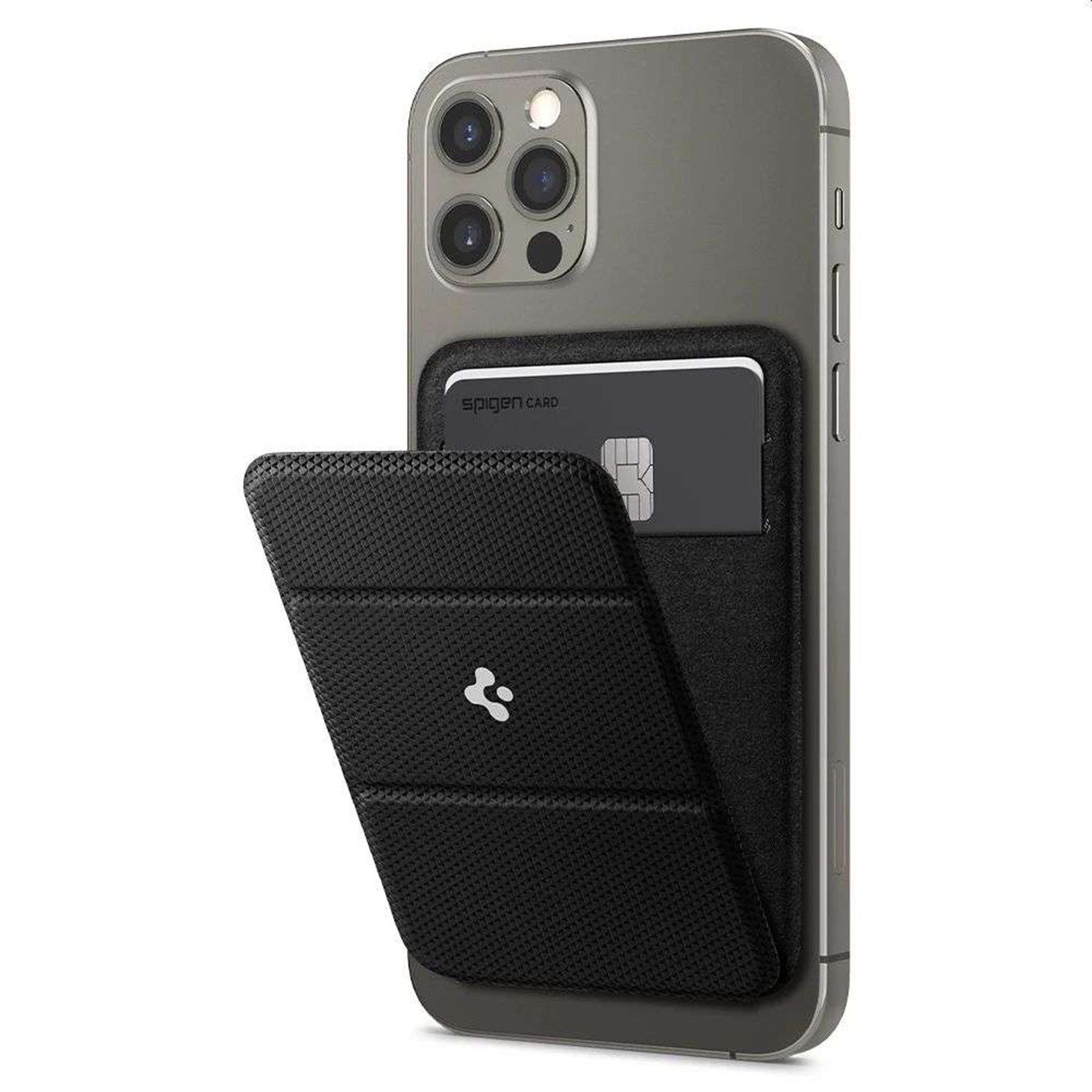 Spigen Kartenetui Spigen MagSafe Card Holder Smart Fold - Schwarz