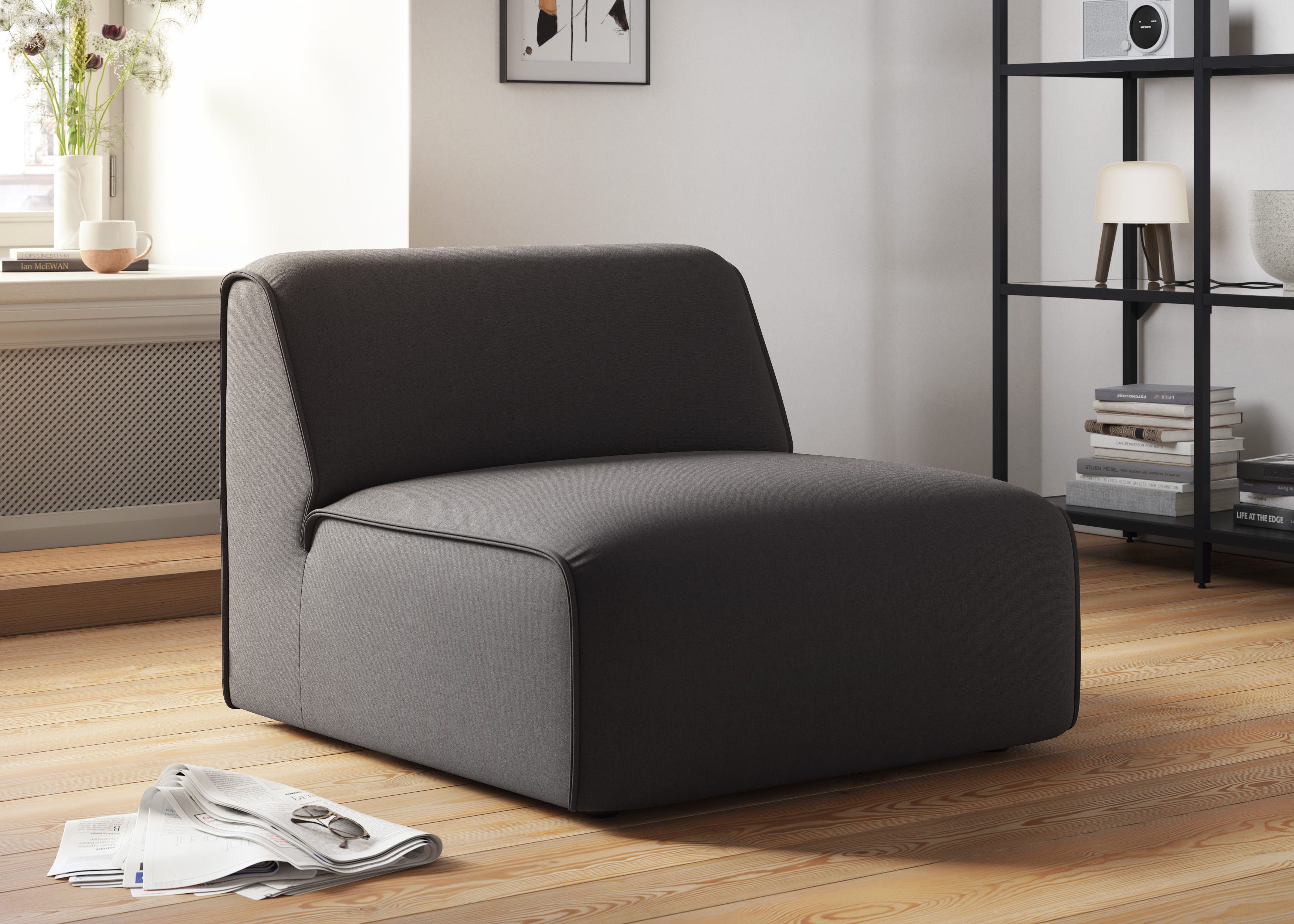 RAUM.ID Sessel Merid Sofa-Mittelelement, Maße B/T/H: günstig online kaufen