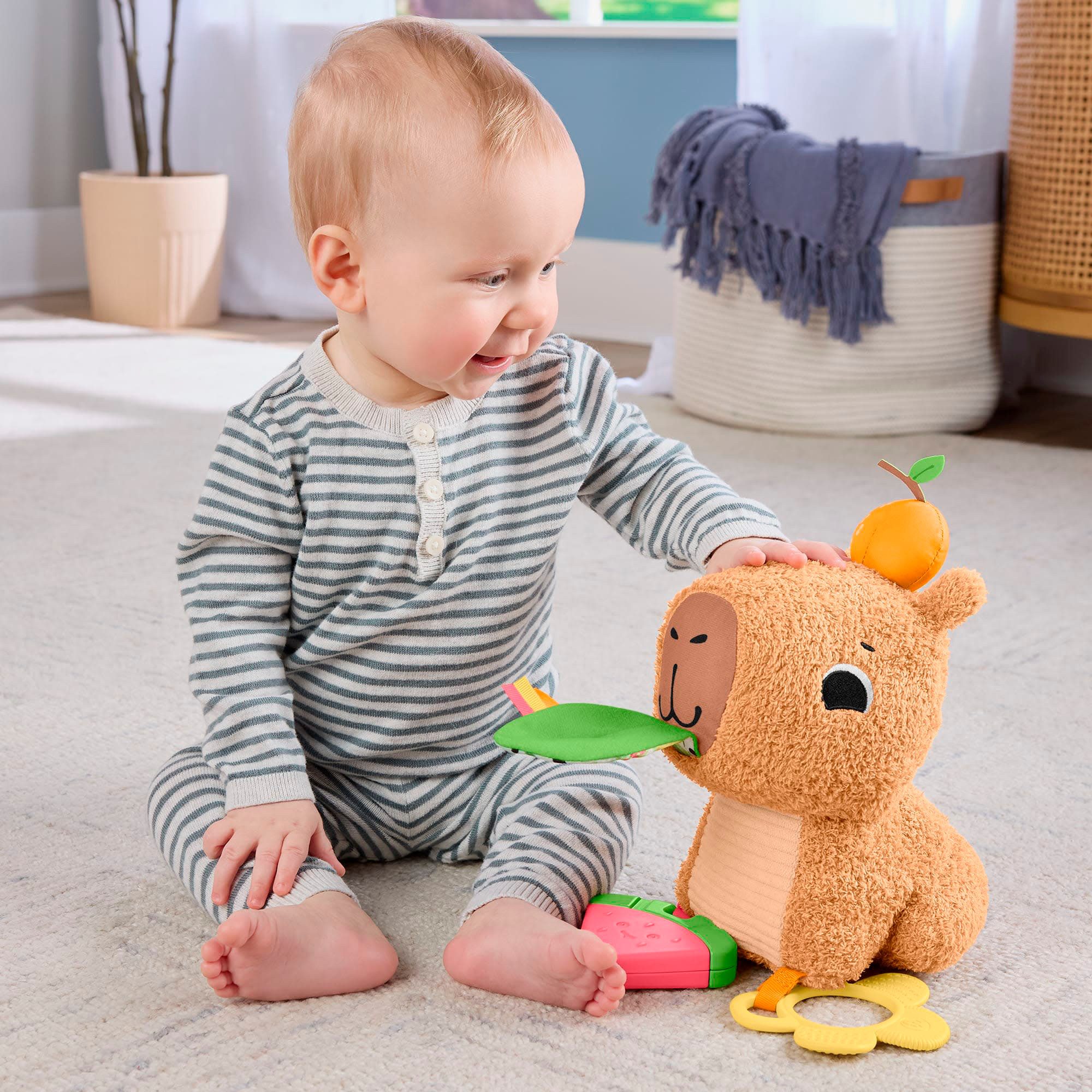 Fisher-Price® Plüschfigur Kuschel-Capybara, mit Licht- und Soundeffekt