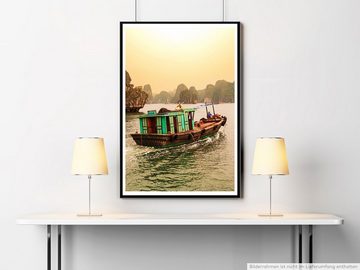 Sinus Art Poster 90x60cm Poster Halong Bay in Vietnam