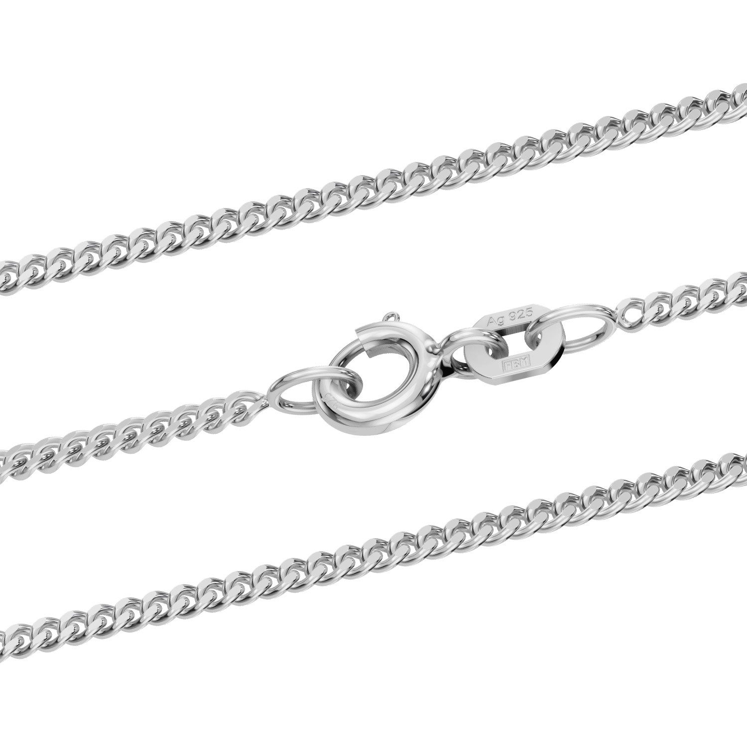 HOPLO Panzerkette Silberkette Panzerkette Länge 36cm - Breite 1,7mm - 925 S günstig online kaufen