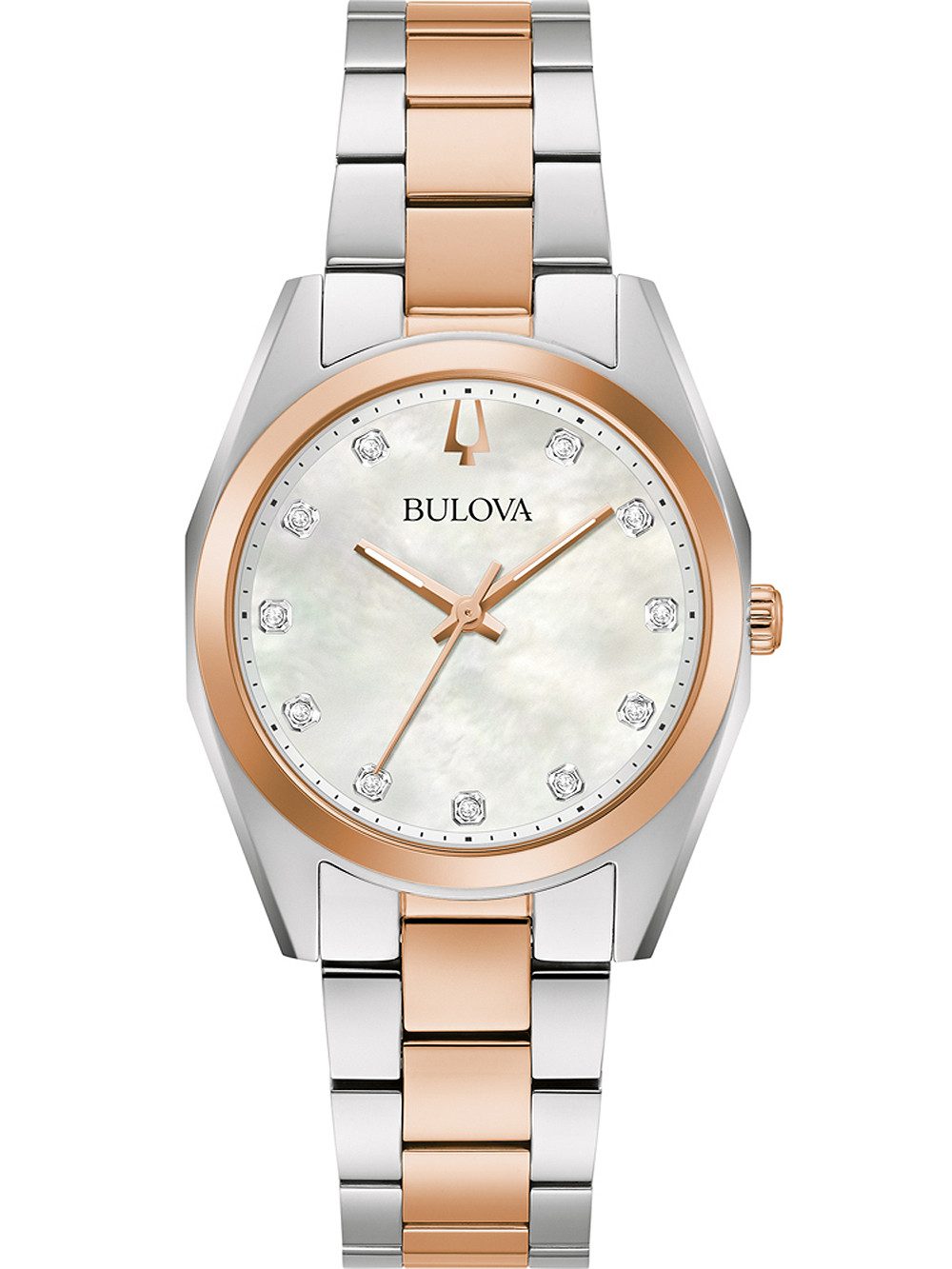 Bulova Quarzuhr Bulova 98P207 Surveyor Diamant Damenuhr 31mm 3ATM Bulova 98P207 Surveyor Diamant Damenuhr 31mm 3ATM