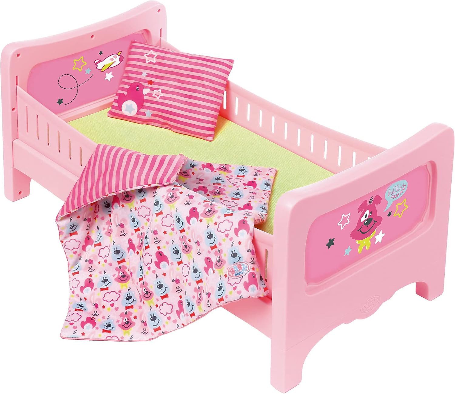 ZAPF Puppenbett Zapf Creation 824399 Baby Born Bett mit Kuschelbettzeug