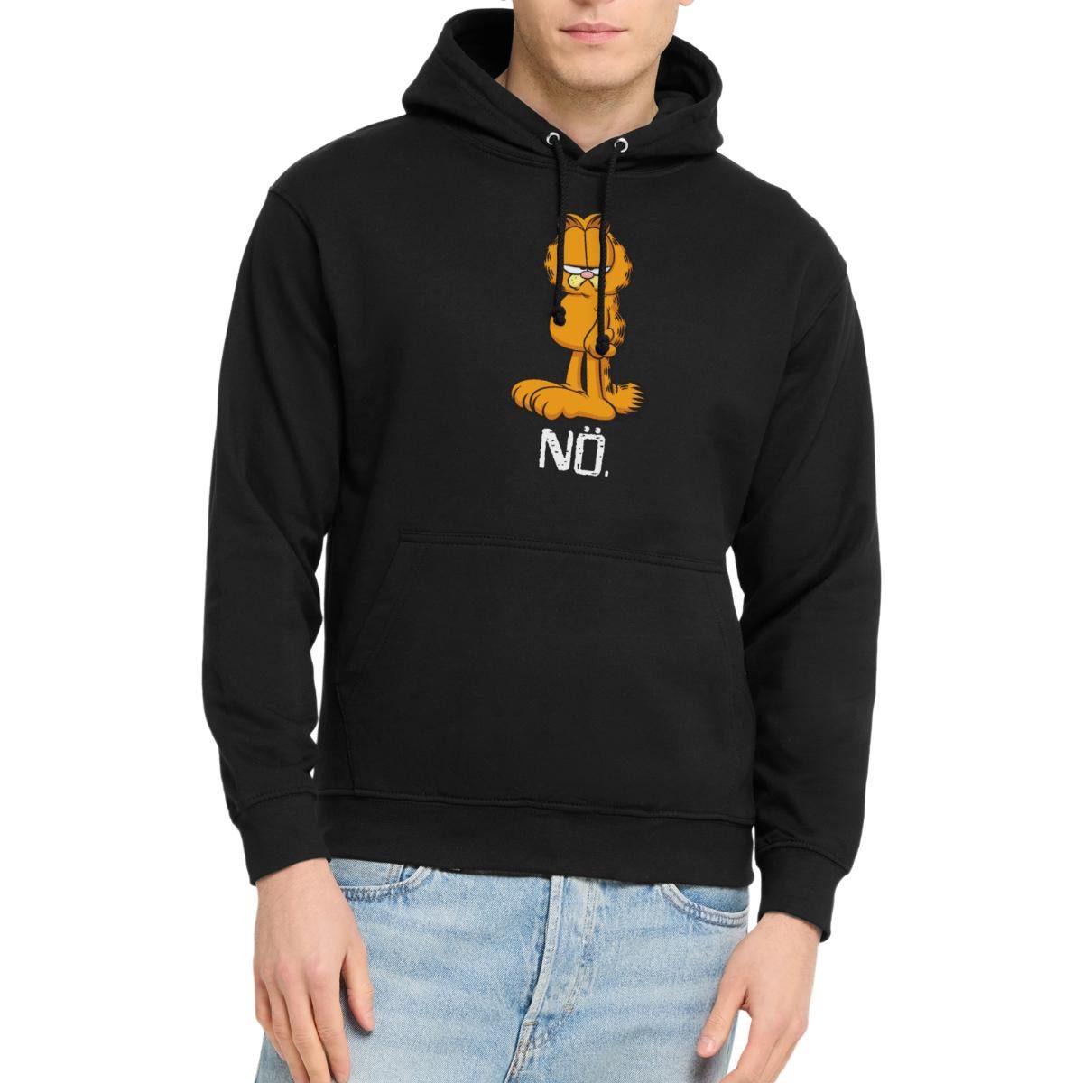 Spreadshirt Hoodie Garfield Nö Nein Kein Bock Lustig Unisex Hoodie (1-tlg)