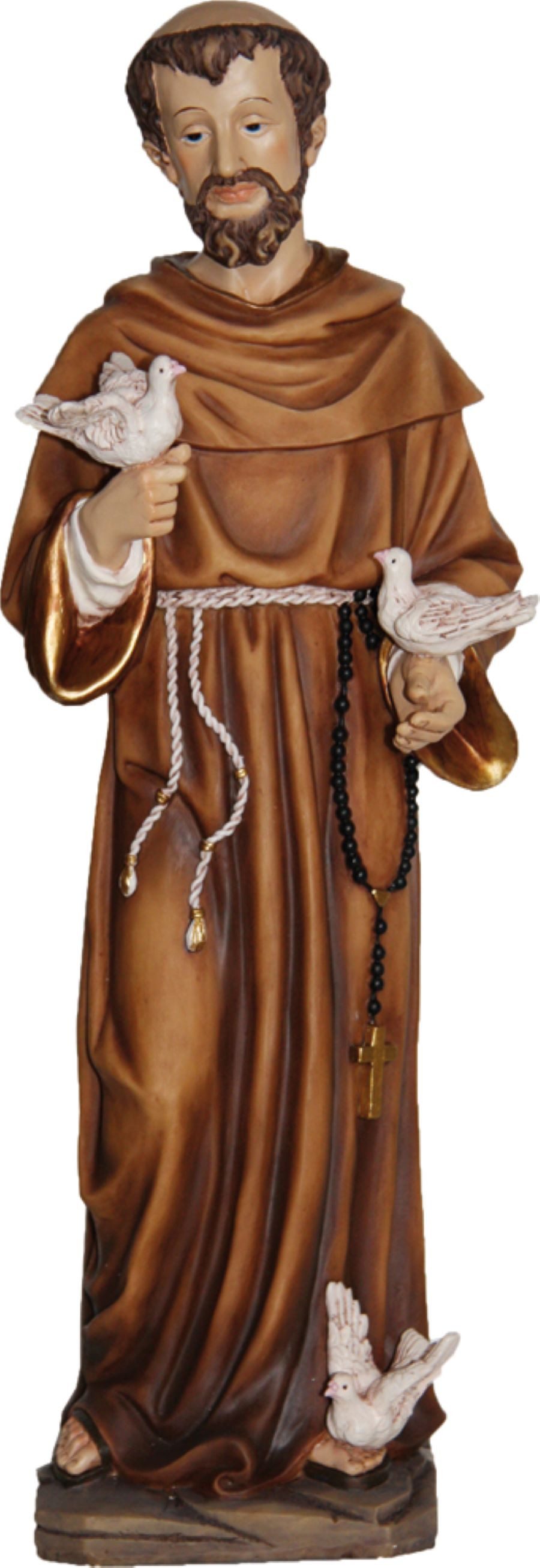 FADEDA Skulptur FADEDA Hlg. Franziskus mit Tauben, Höhe in cm: 14,1 (1 St) günstig online kaufen